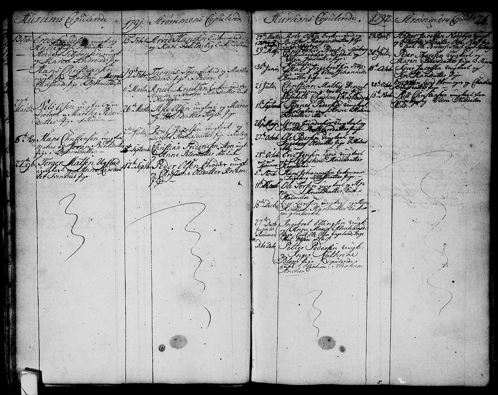 Hurum kirkebøker, SAKO/A-229/F/Fa/L0007: Parish register (official) no. 7, 1771-1810, p. 26
