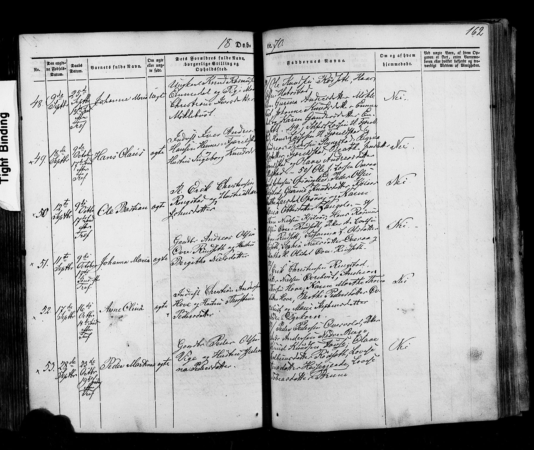 Ministerialprotokoller, klokkerbøker og fødselsregistre - Møre og Romsdal, AV/SAT-A-1454/520/L0275: Parish register (official) no. 520A05, 1844-1881, p. 162