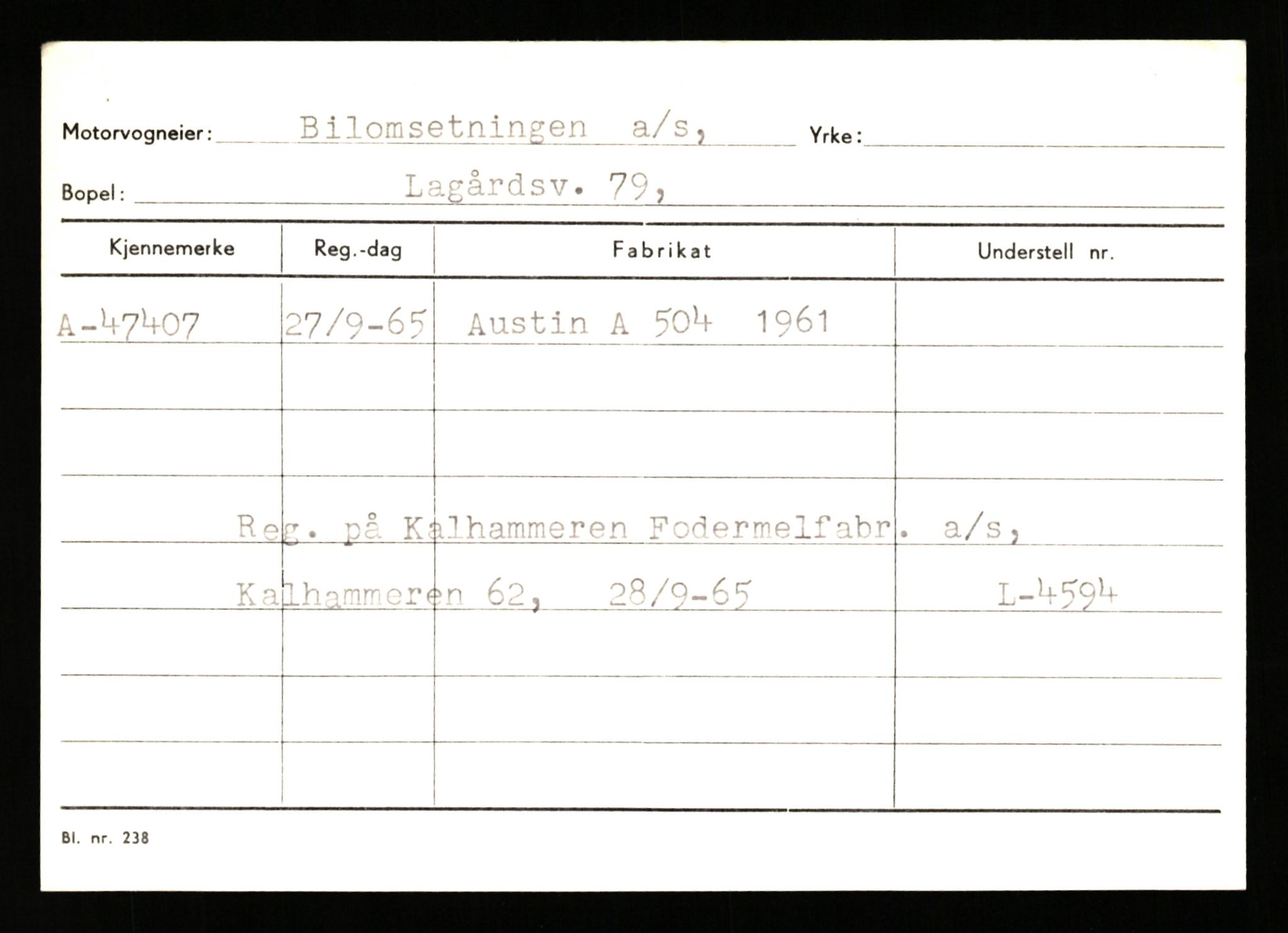 Stavanger trafikkstasjon, SAST/A-101942/0/G/L0006: Registreringsnummer: 34250 - 49007, 1930-1971, p. 3200