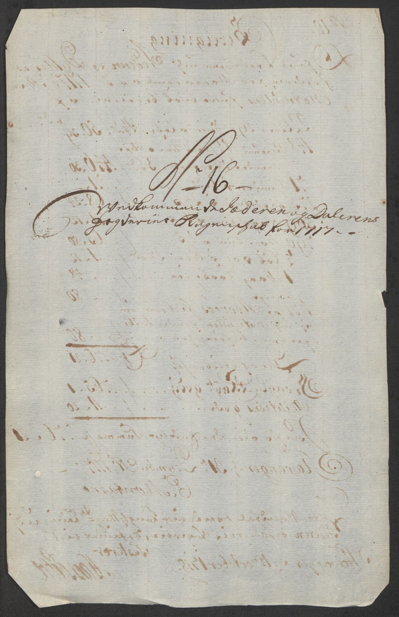 Rentekammeret inntil 1814, Reviderte regnskaper, Fogderegnskap, RA/EA-4092/R46/L2742: Fogderegnskap Jæren og Dalane, 1717, p. 104