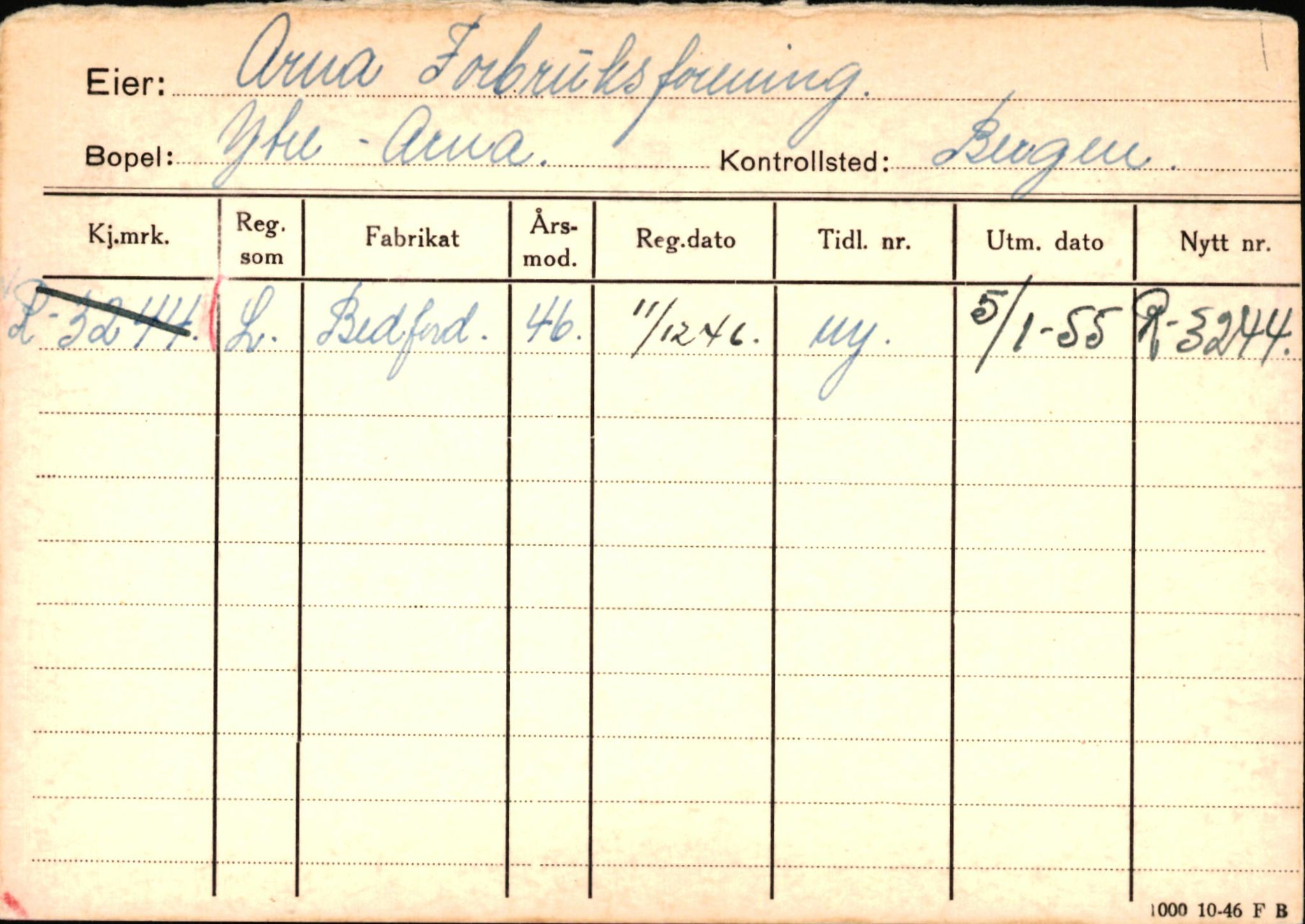 Statens vegvesen, Hordaland vegkontor, AV/SAB-A-5201/2/Ha/L0002: R-eierkort A, 1920-1971, p. 708