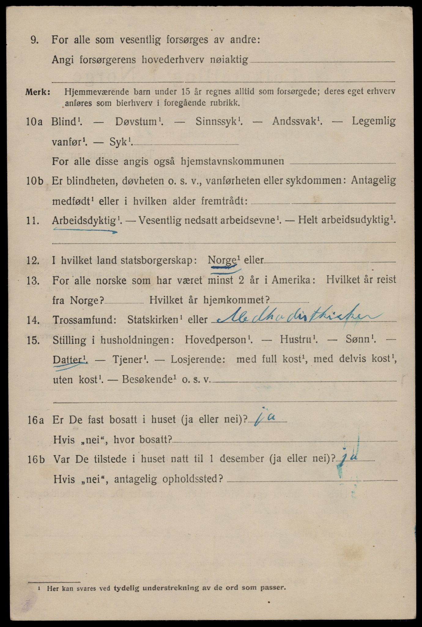 SAST, 1920 census for Stavanger, 1920, p. 73135