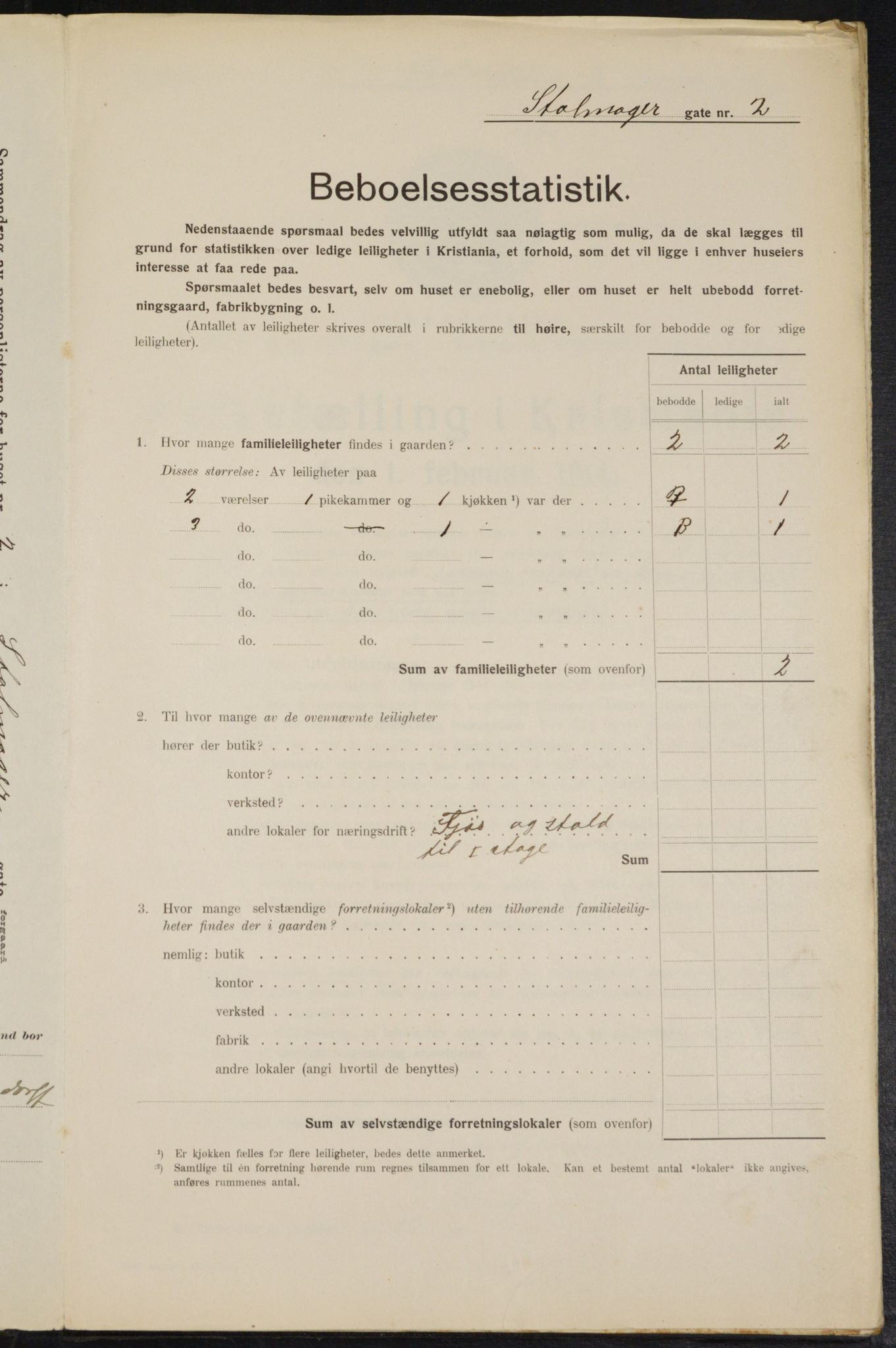 OBA, Municipal Census 1914 for Kristiania, 1914, p. 103264