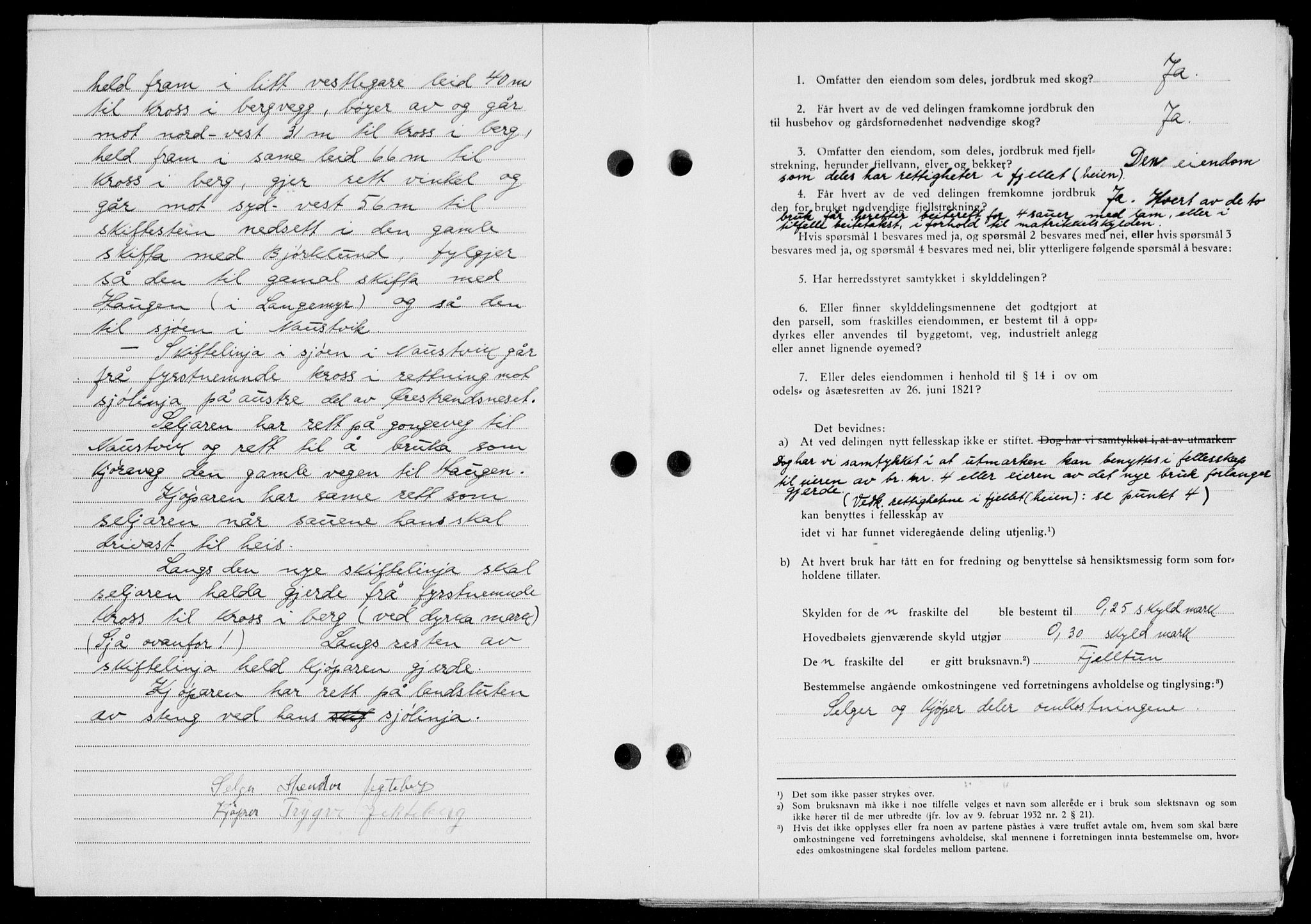 Ryfylke tingrett, SAST/A-100055/001/II/IIB/L0104: Mortgage book no. 83, 1948-1949, Diary no: : 88/1949