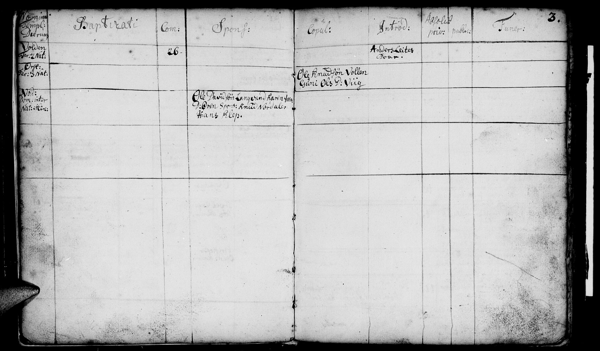 Ministerialprotokoller, klokkerbøker og fødselsregistre - Møre og Romsdal, AV/SAT-A-1454/511/L0135: Parish register (official) no. 511A02, 1741-1760, p. 3