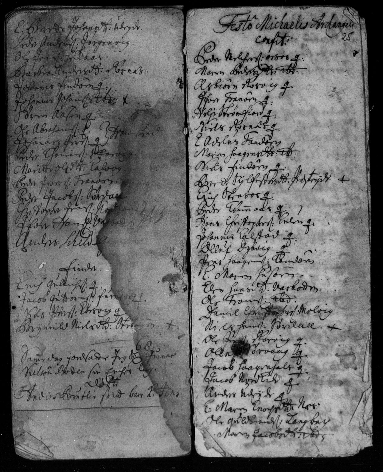 Ministerialprotokoller, klokkerbøker og fødselsregistre - Nordland, AV/SAT-A-1459/859/L0840: Parish register (official) no. 859A00, 1708-1738, p. 25