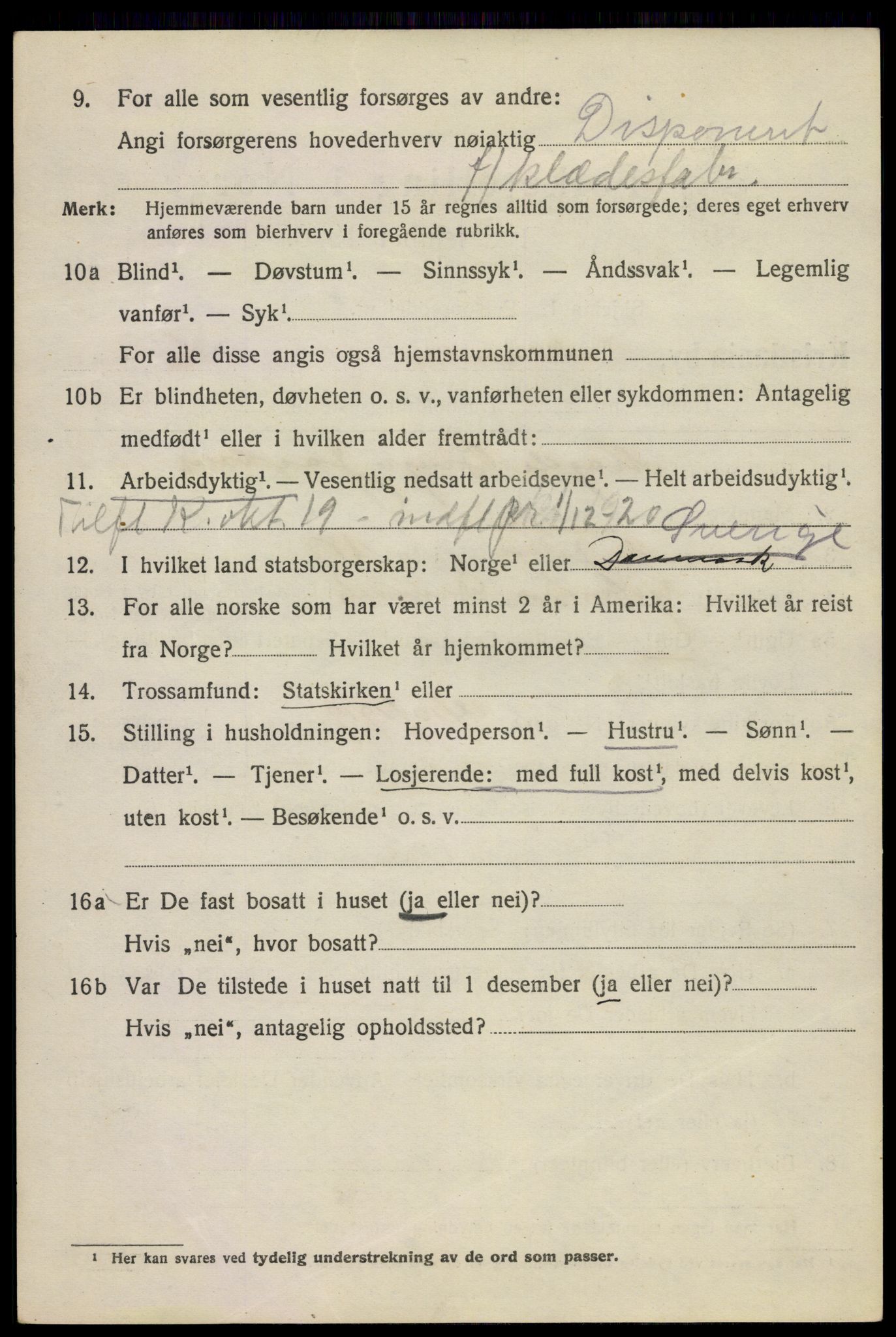 SAO, 1920 census for Kristiania, 1920, p. 266904