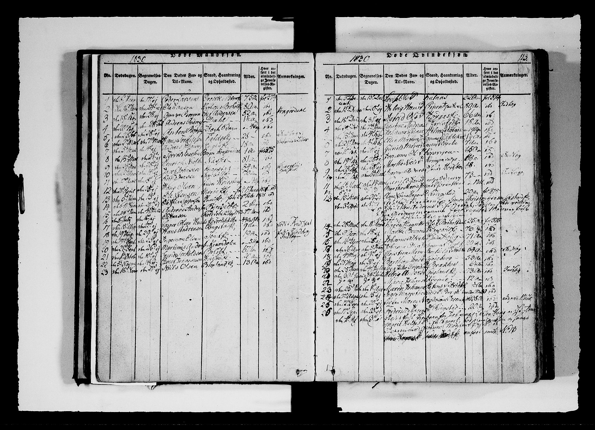 Hobøl prestekontor Kirkebøker, AV/SAO-A-2002/F/Fa/L0002: Parish register (official) no. I 2, 1814-1841, p. 113