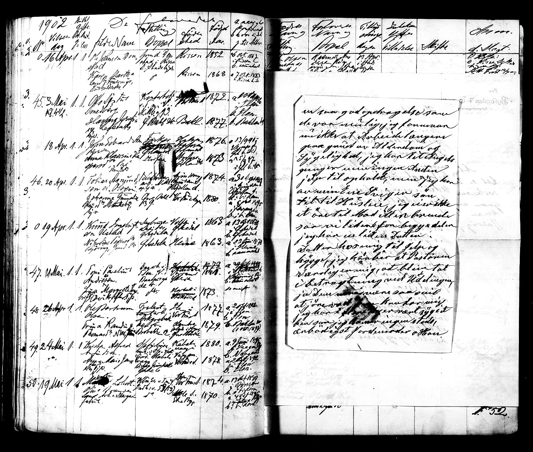 Ministerialprotokoller, klokkerbøker og fødselsregistre - Sør-Trøndelag, AV/SAT-A-1456/604/L0192: Parish register (official) no. 604A13, 1901-1906