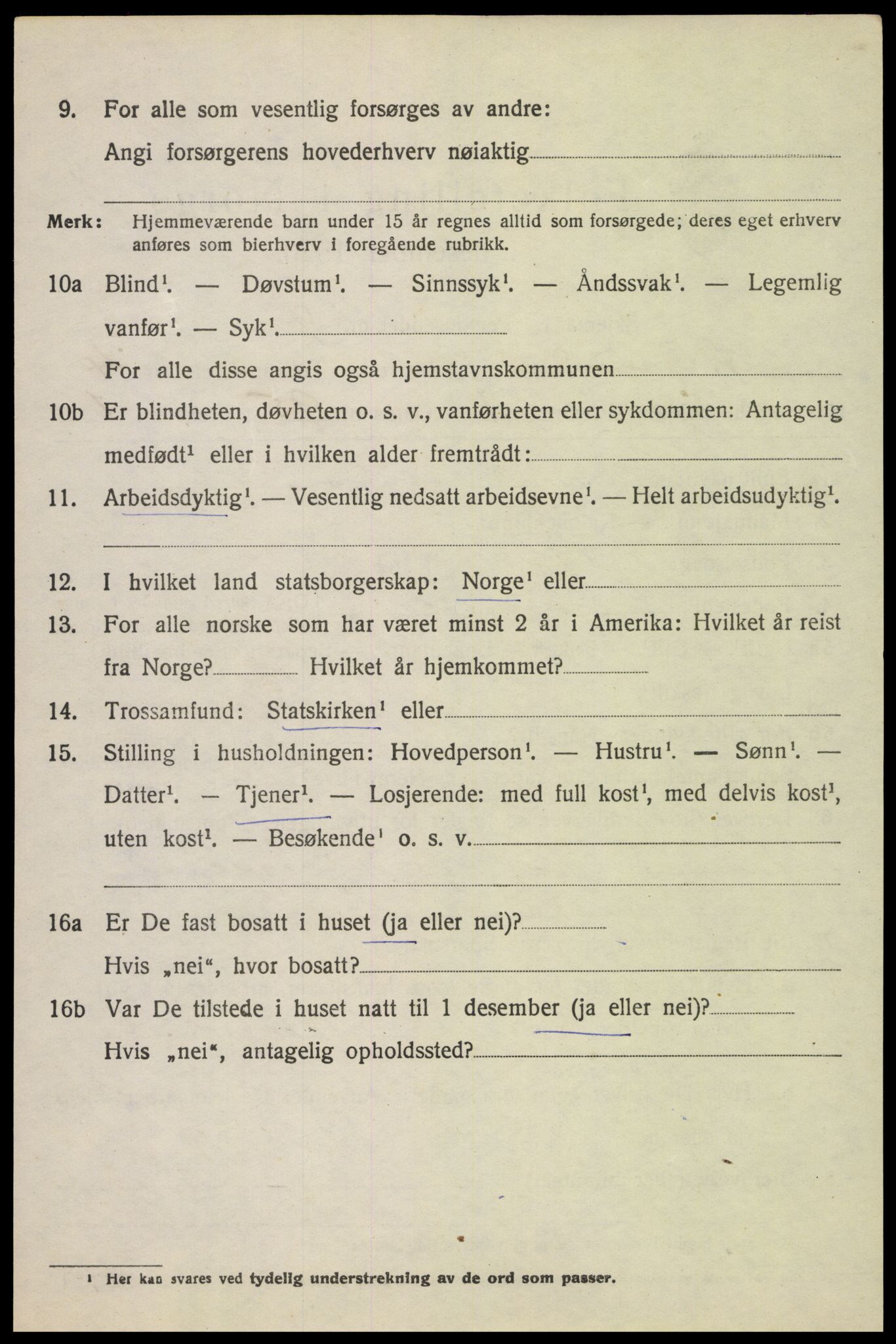 SAH, 1920 census for Østre Gausdal, 1920, p. 2381