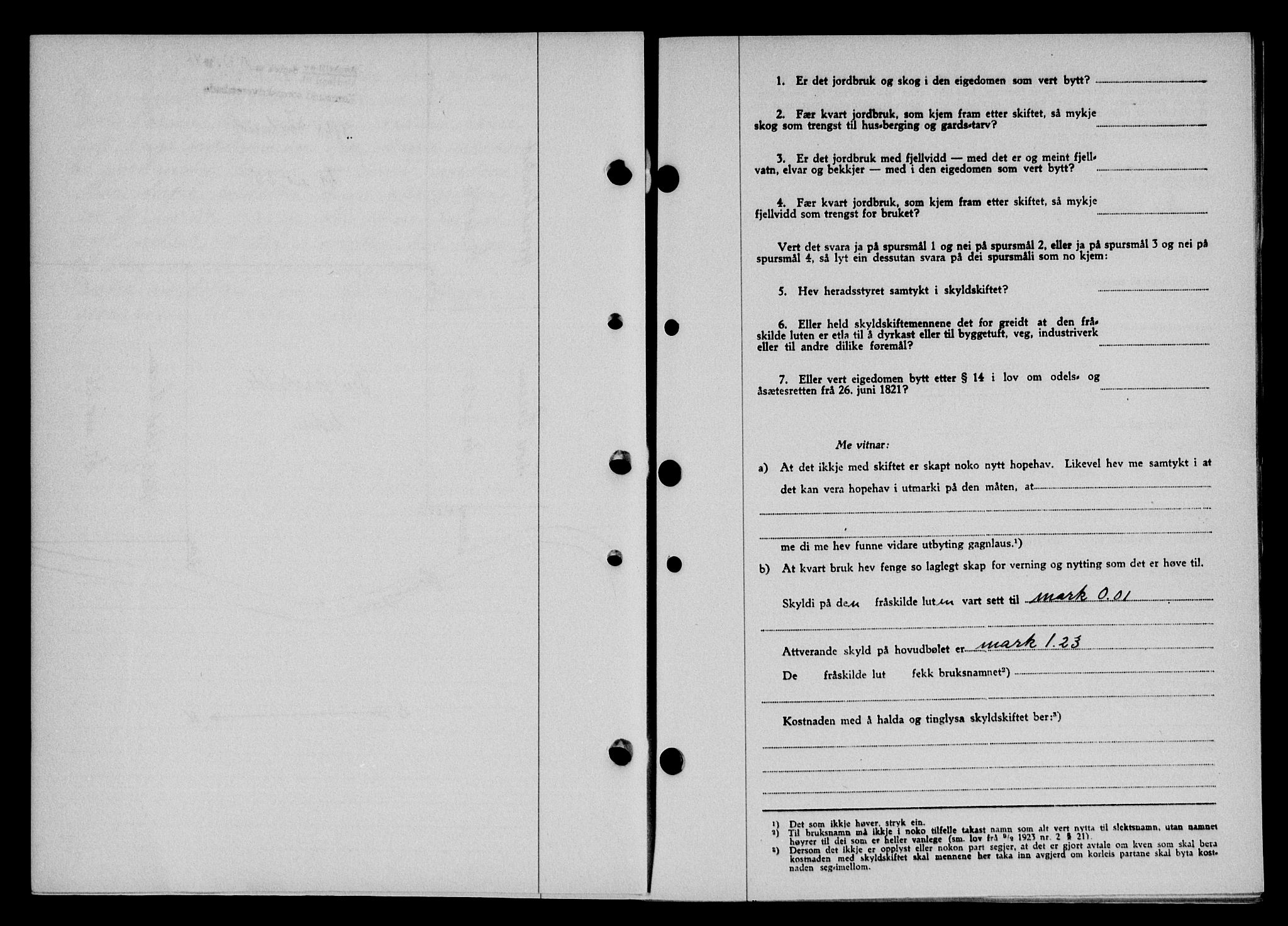Karmsund sorenskriveri, SAST/A-100311/01/II/IIB/L0090: Mortgage book no. 70A, 1947-1947, Diary no: : 1533/1947