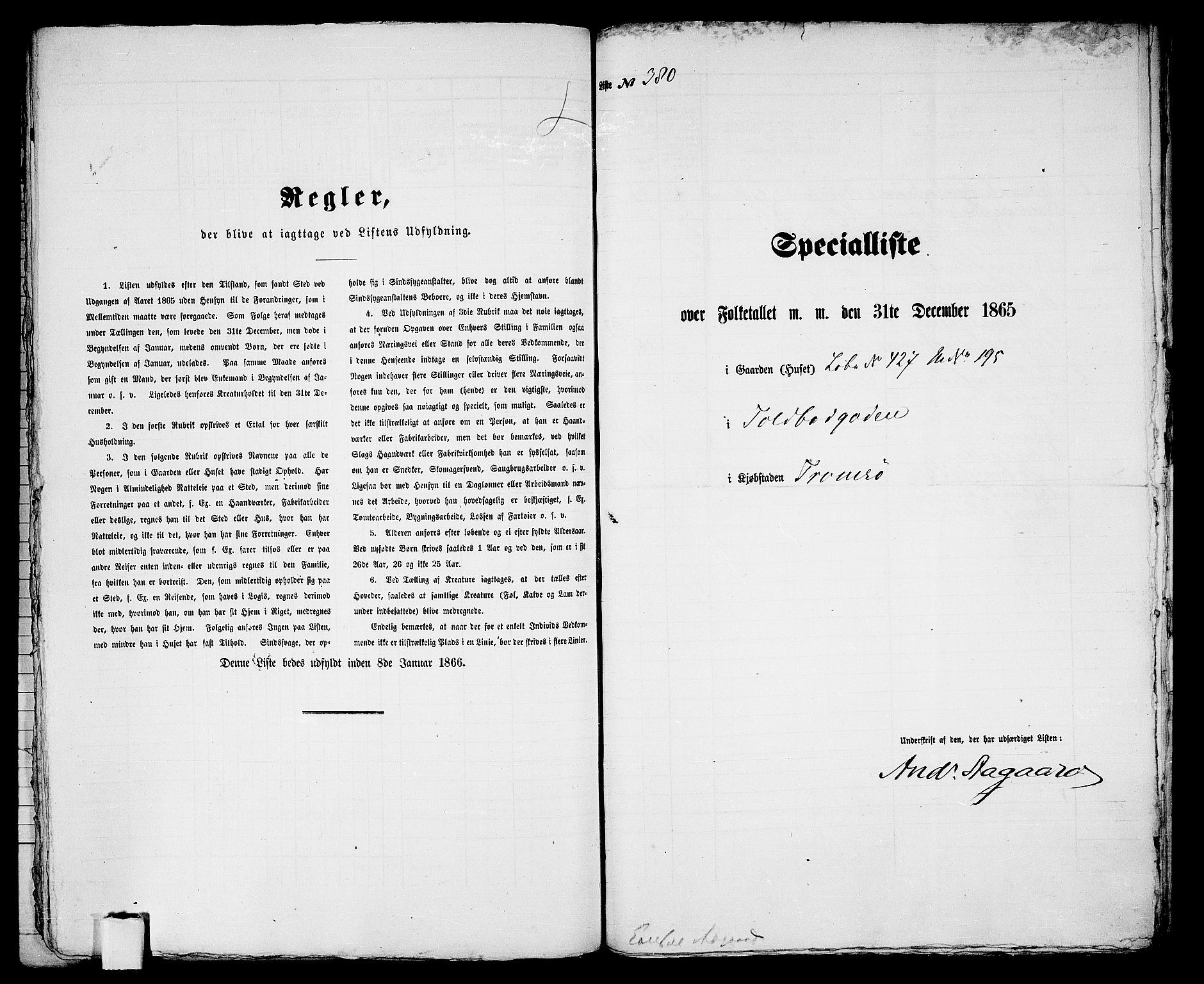 RA, 1865 census for Tromsø, 1865, p. 778