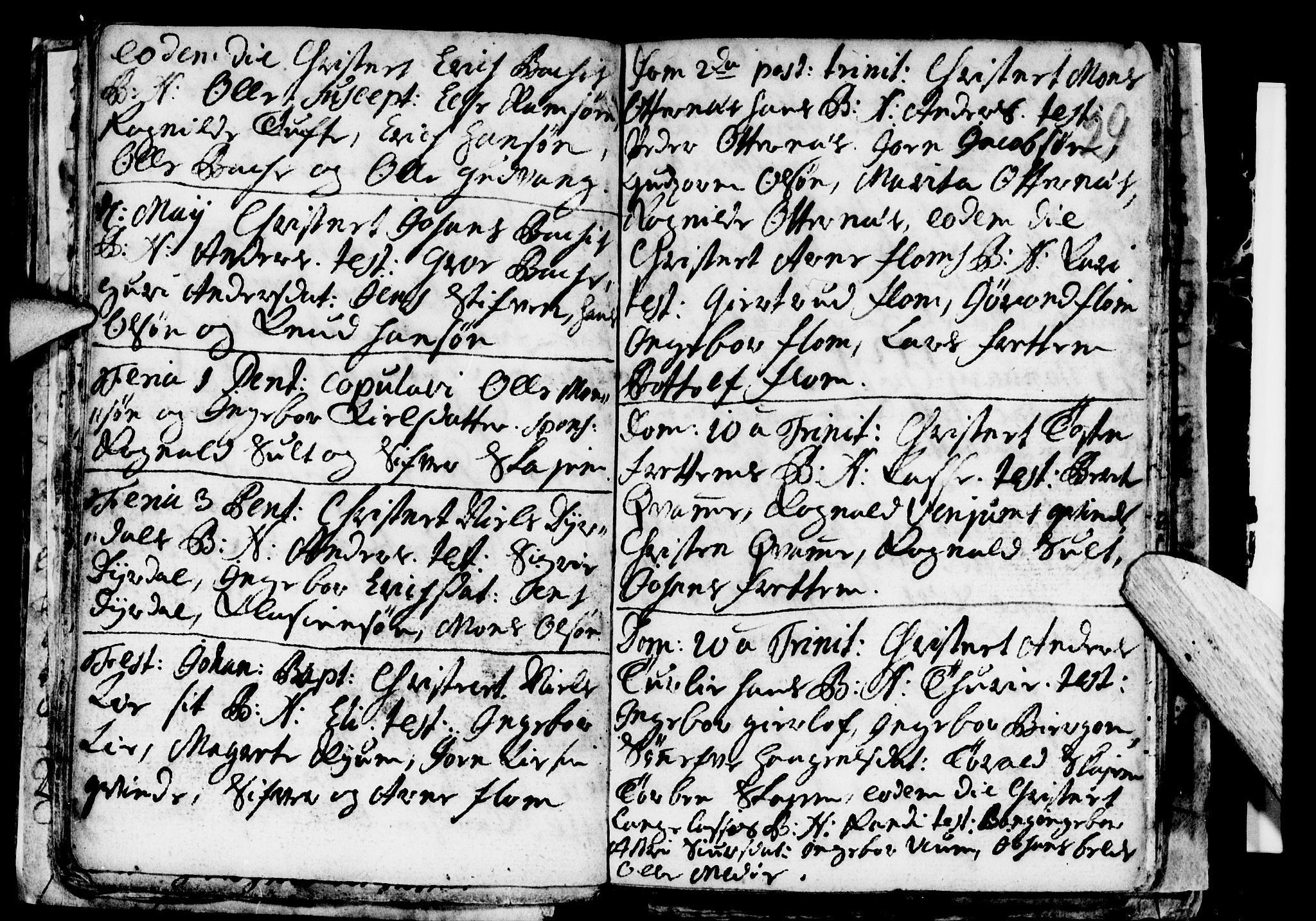 Aurland sokneprestembete, SAB/A-99937/H/Ha/Haa/L0001: Parish register (official) no. A 1, 1716-1734, p. 29