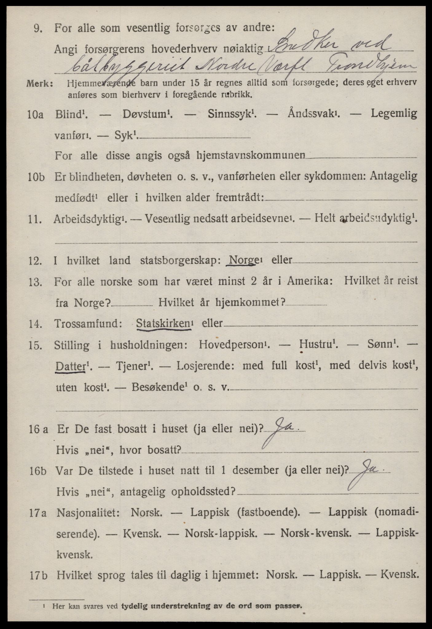 SAT, 1920 census for Rissa, 1920, p. 2560
