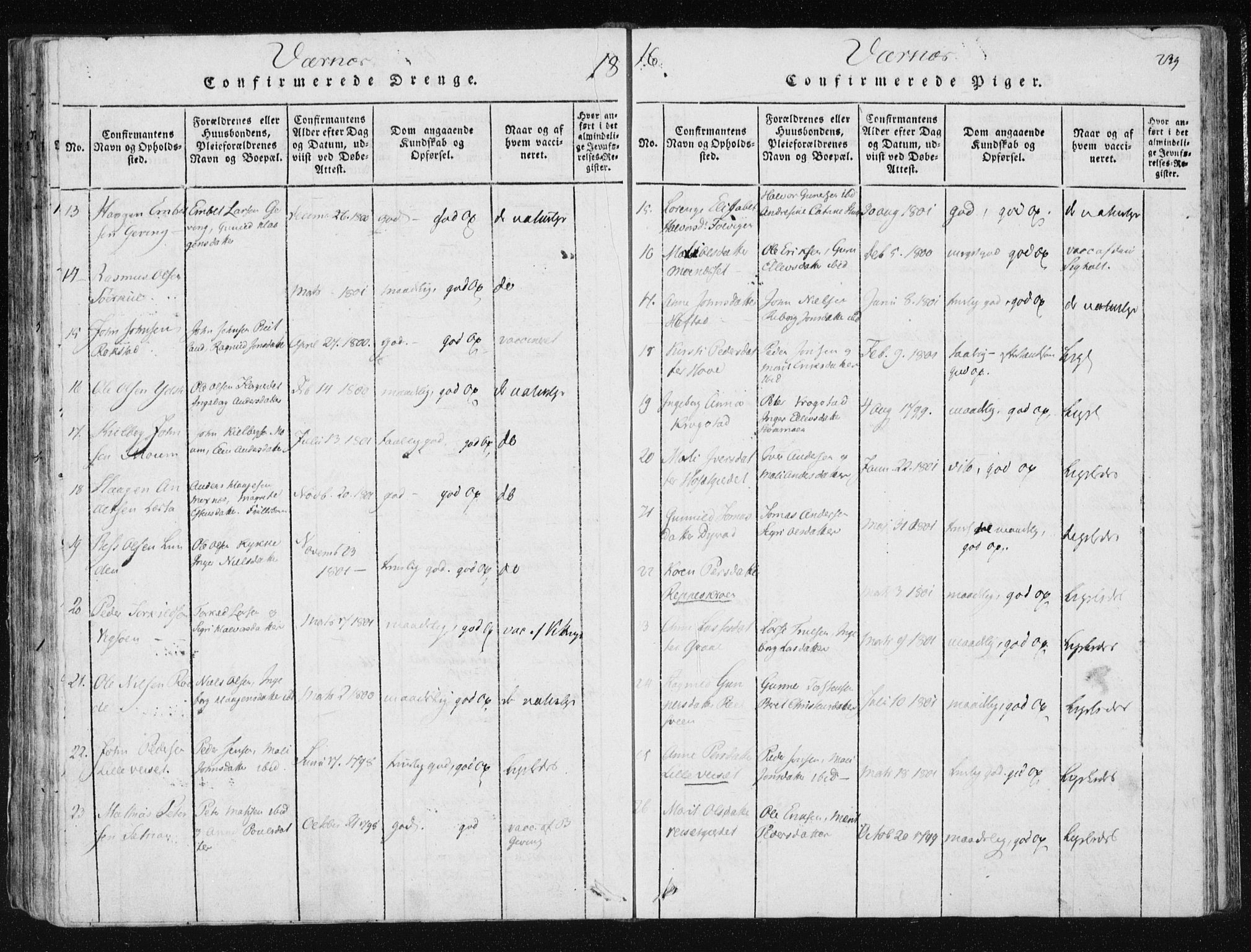 Ministerialprotokoller, klokkerbøker og fødselsregistre - Nord-Trøndelag, SAT/A-1458/709/L0061: Parish register (official) no. 709A08 /1, 1815-1819, p. 239