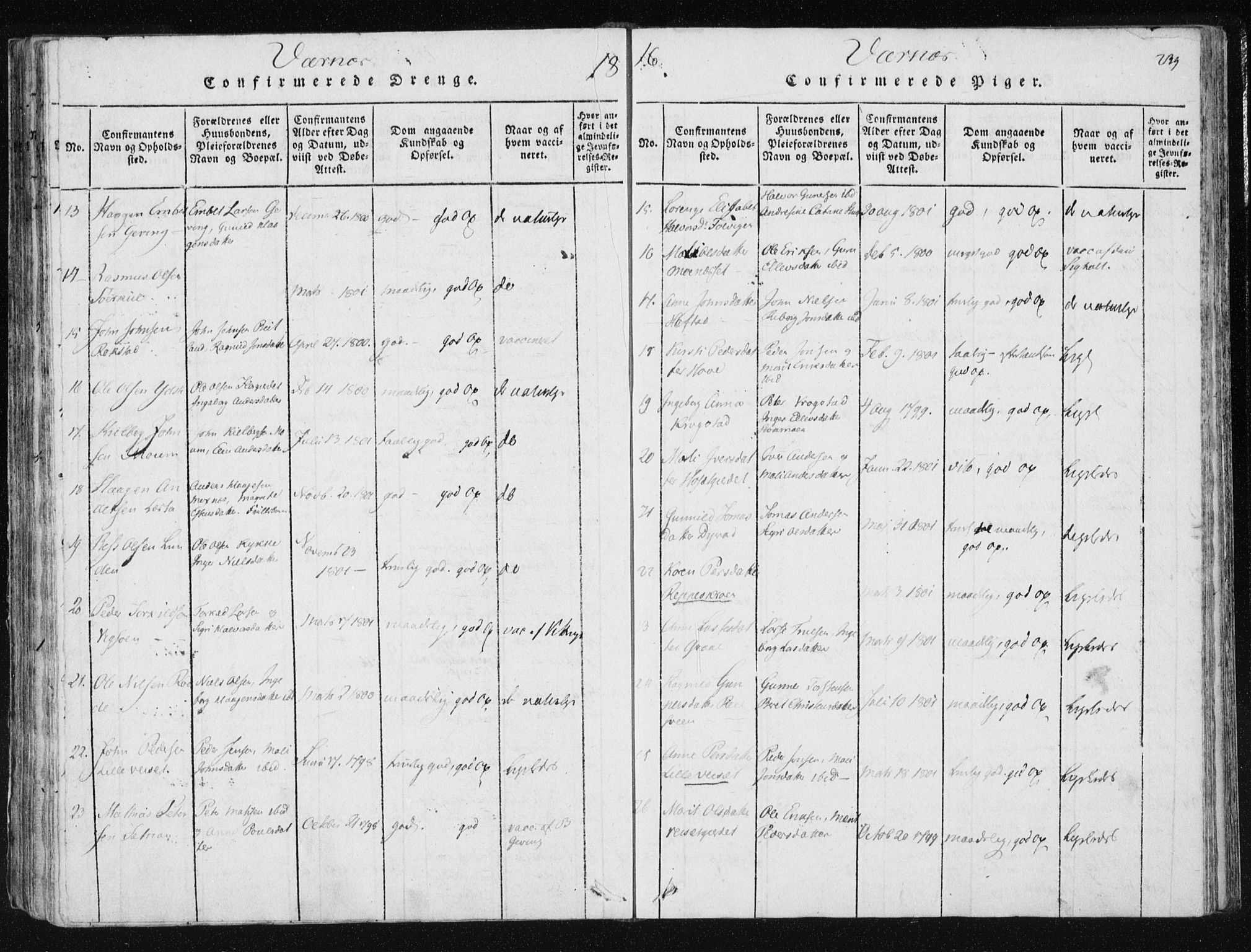 Ministerialprotokoller, klokkerbøker og fødselsregistre - Nord-Trøndelag, AV/SAT-A-1458/709/L0061: Parish register (official) no. 709A08 /1, 1815-1819, p. 239