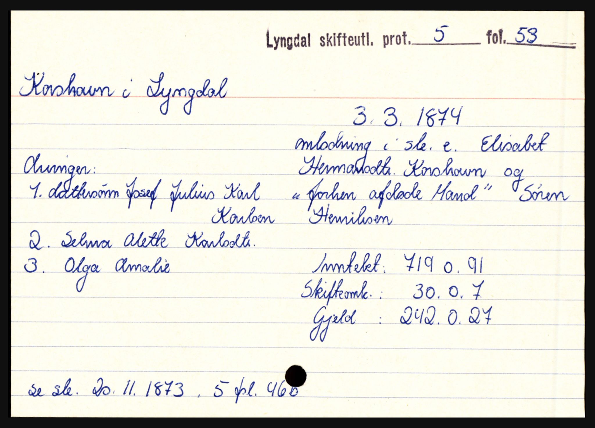 Lyngdal sorenskriveri, SAK/1221-0004/H, p. 6245