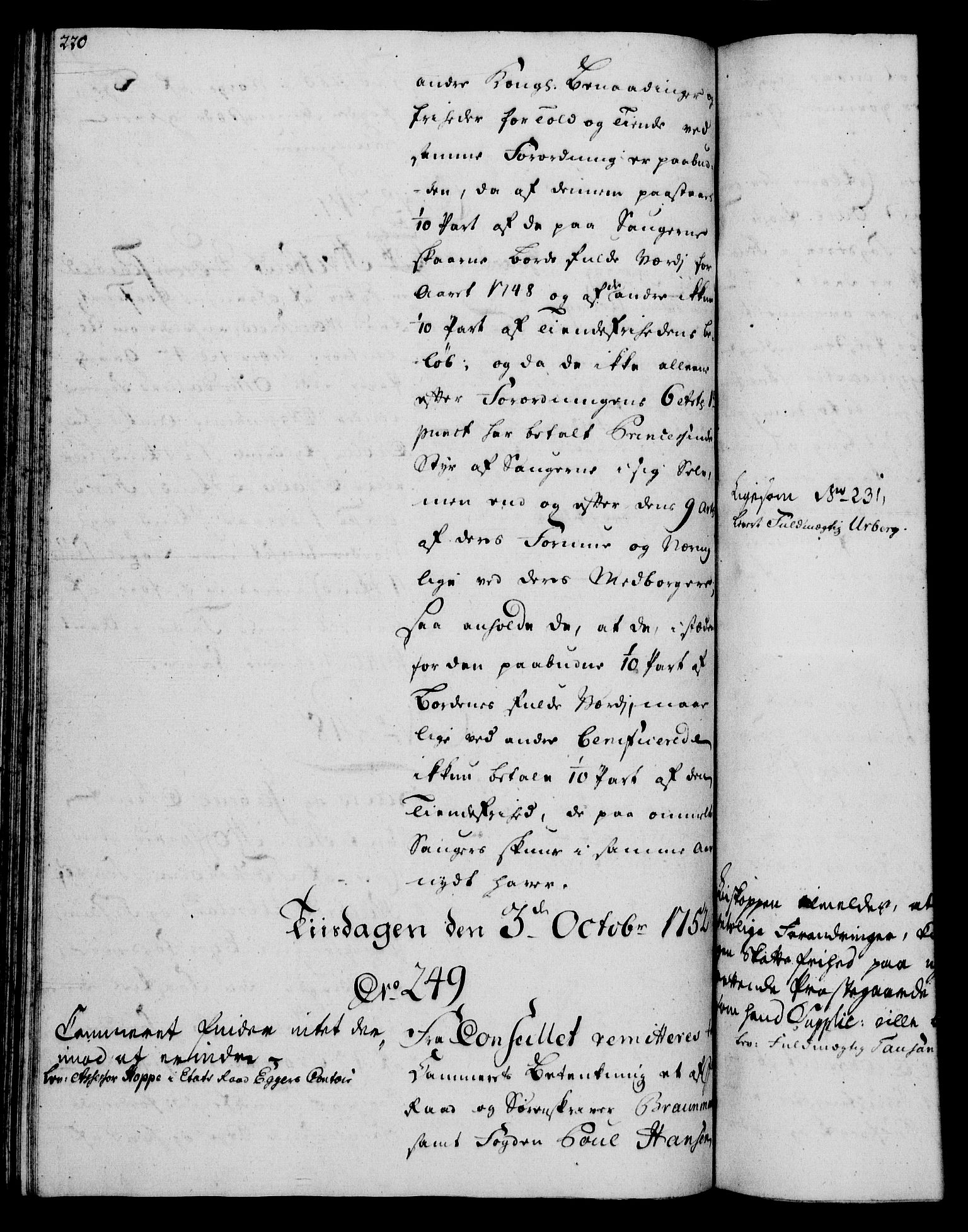 Rentekammeret, Kammerkanselliet, RA/EA-3111/G/Gh/Gha/L0031: Norsk ekstraktmemorialprotokoll (merket RK 53.76), 1751-1753, p. 220