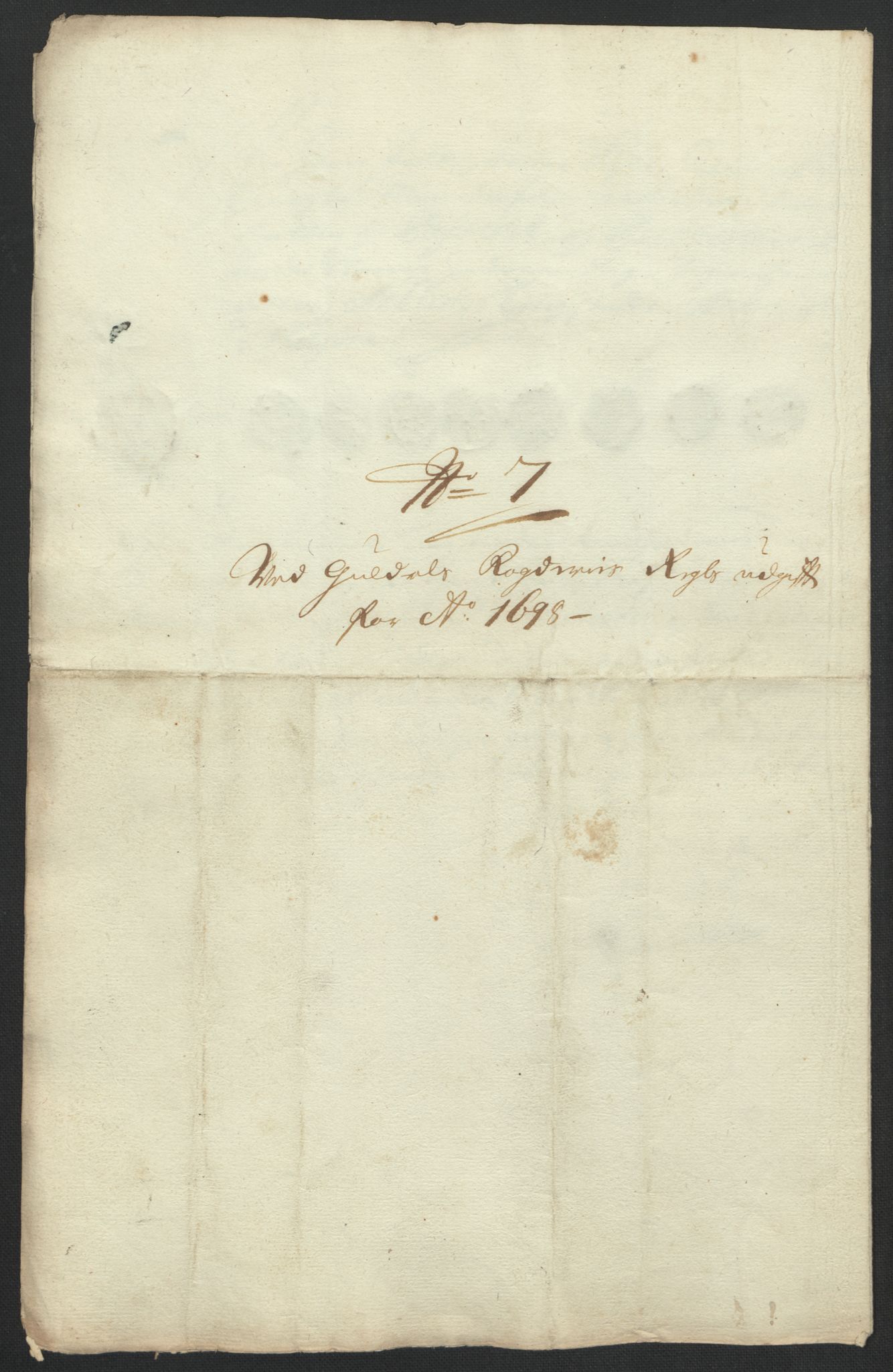 Rentekammeret inntil 1814, Reviderte regnskaper, Fogderegnskap, AV/RA-EA-4092/R60/L3948: Fogderegnskap Orkdal og Gauldal, 1698, p. 423