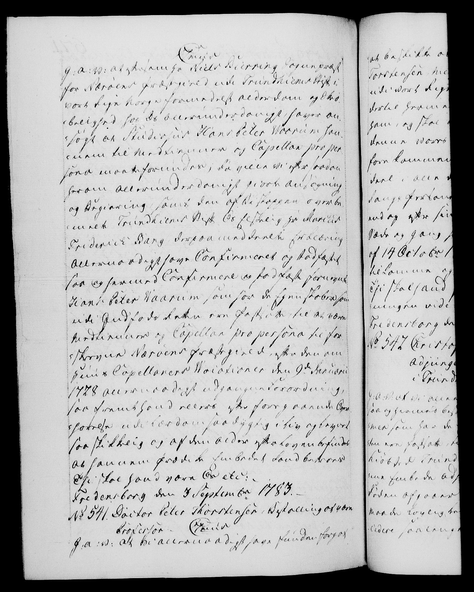 Danske Kanselli 1572-1799, AV/RA-EA-3023/F/Fc/Fca/Fcaa/L0049: Norske registre, 1782-1783, p. 671b