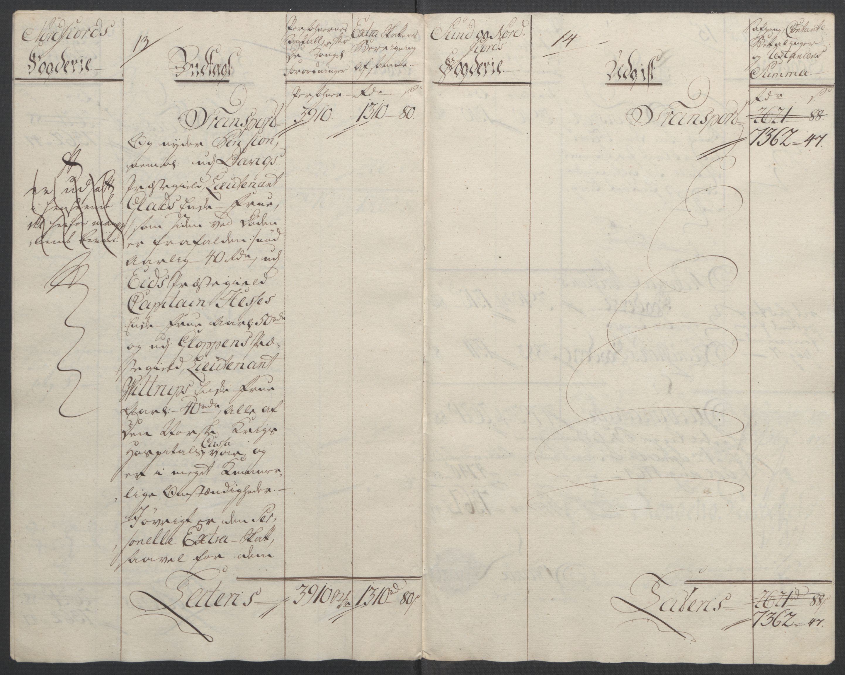 Rentekammeret inntil 1814, Reviderte regnskaper, Fogderegnskap, AV/RA-EA-4092/R53/L3550: Ekstraskatten Sunn- og Nordfjord, 1762-1771, p. 125