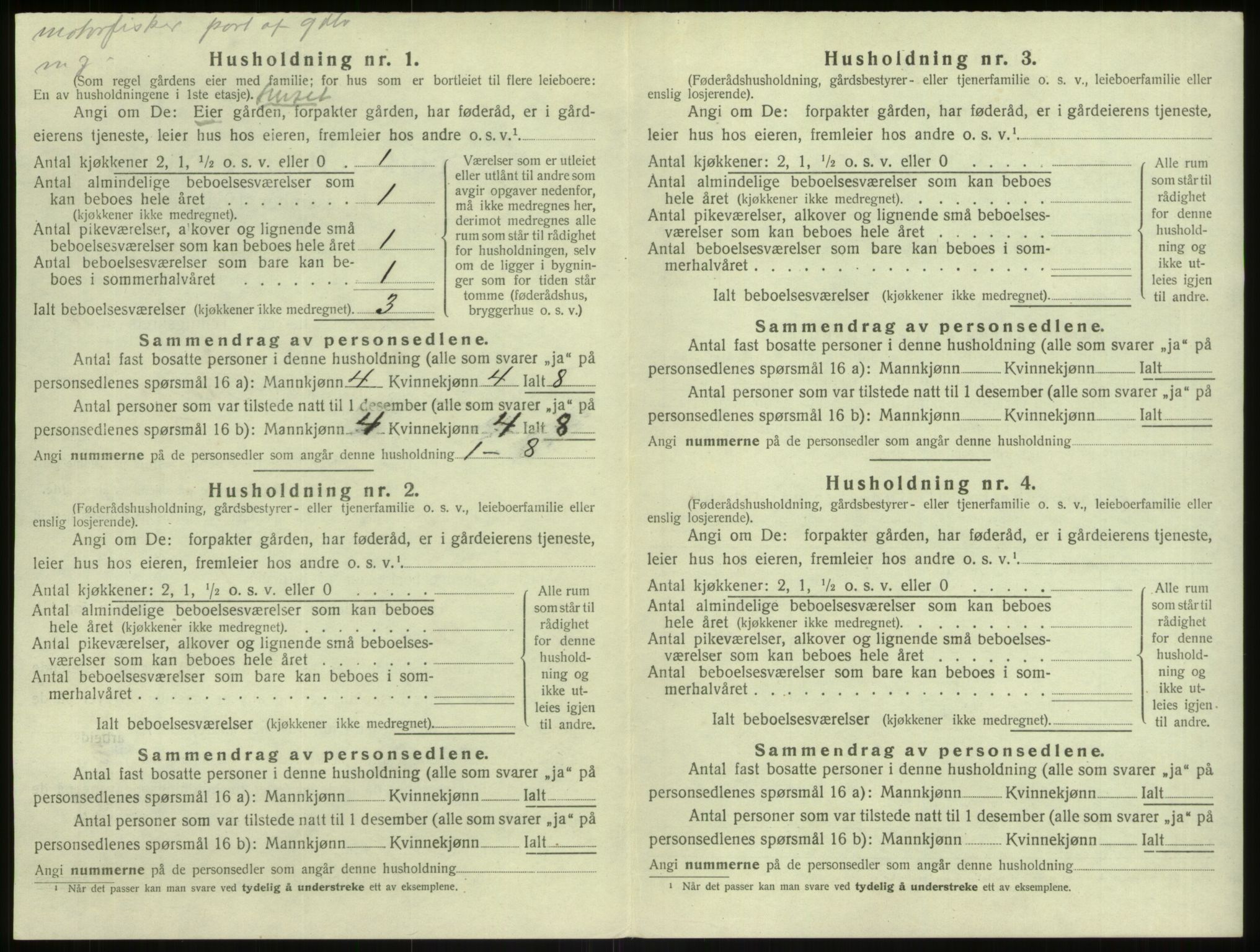 SAB, 1920 census for Herdla, 1920, p. 928