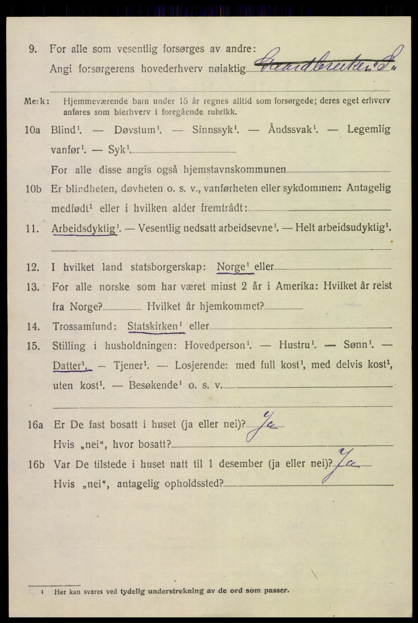 SAK, 1920 census for Froland, 1920, p. 5680