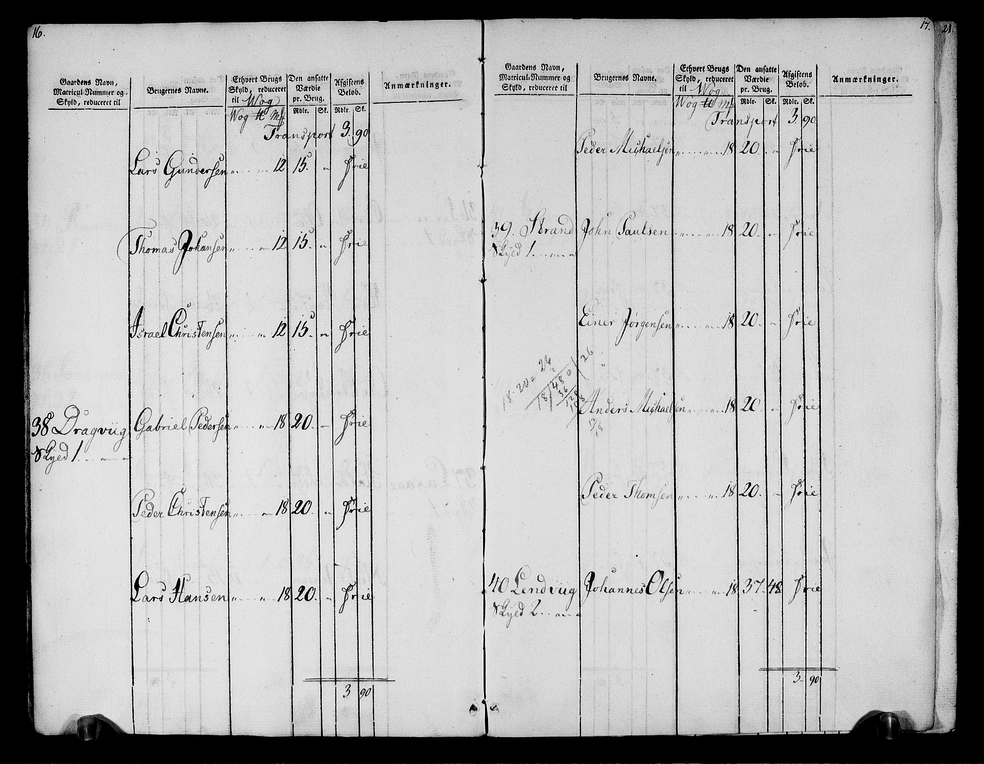 Rentekammeret inntil 1814, Realistisk ordnet avdeling, AV/RA-EA-4070/N/Ne/Nea/L0161: Salten fogderi. Oppebørselsregister, 1803-1804, p. 10