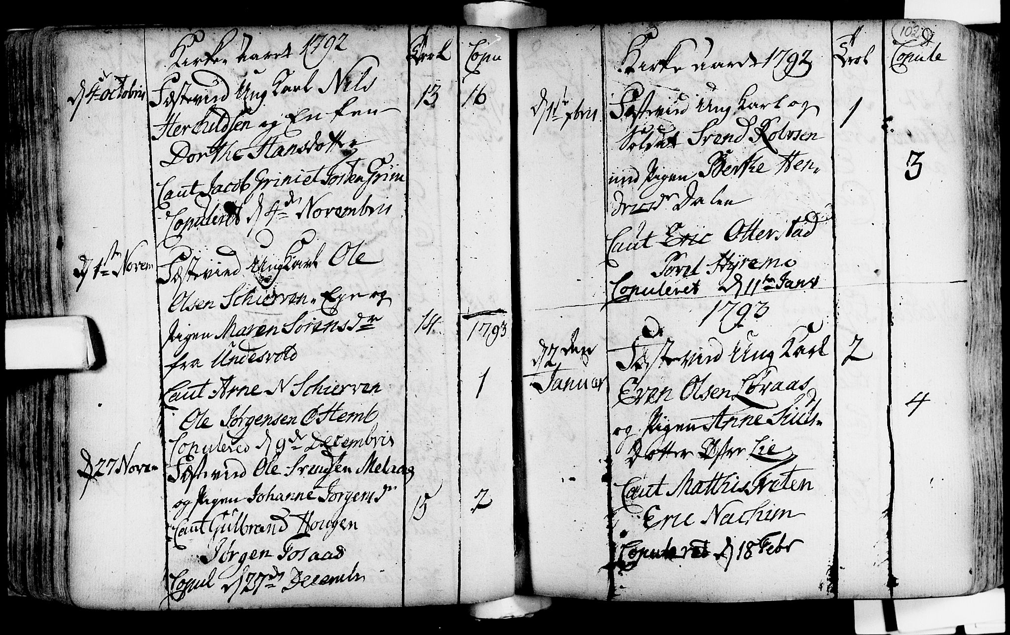 Lardal kirkebøker, SAKO/A-350/F/Fa/L0004: Parish register (official) no. i 4, 1733-1815, p. 102
