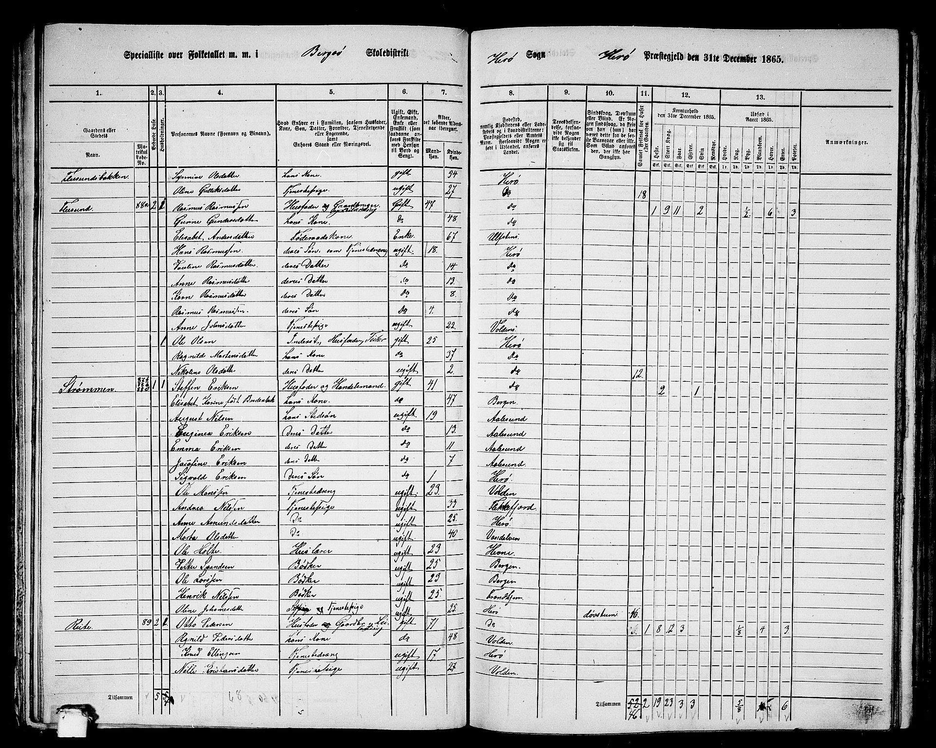 RA, 1865 census for Herøy, 1865, p. 58