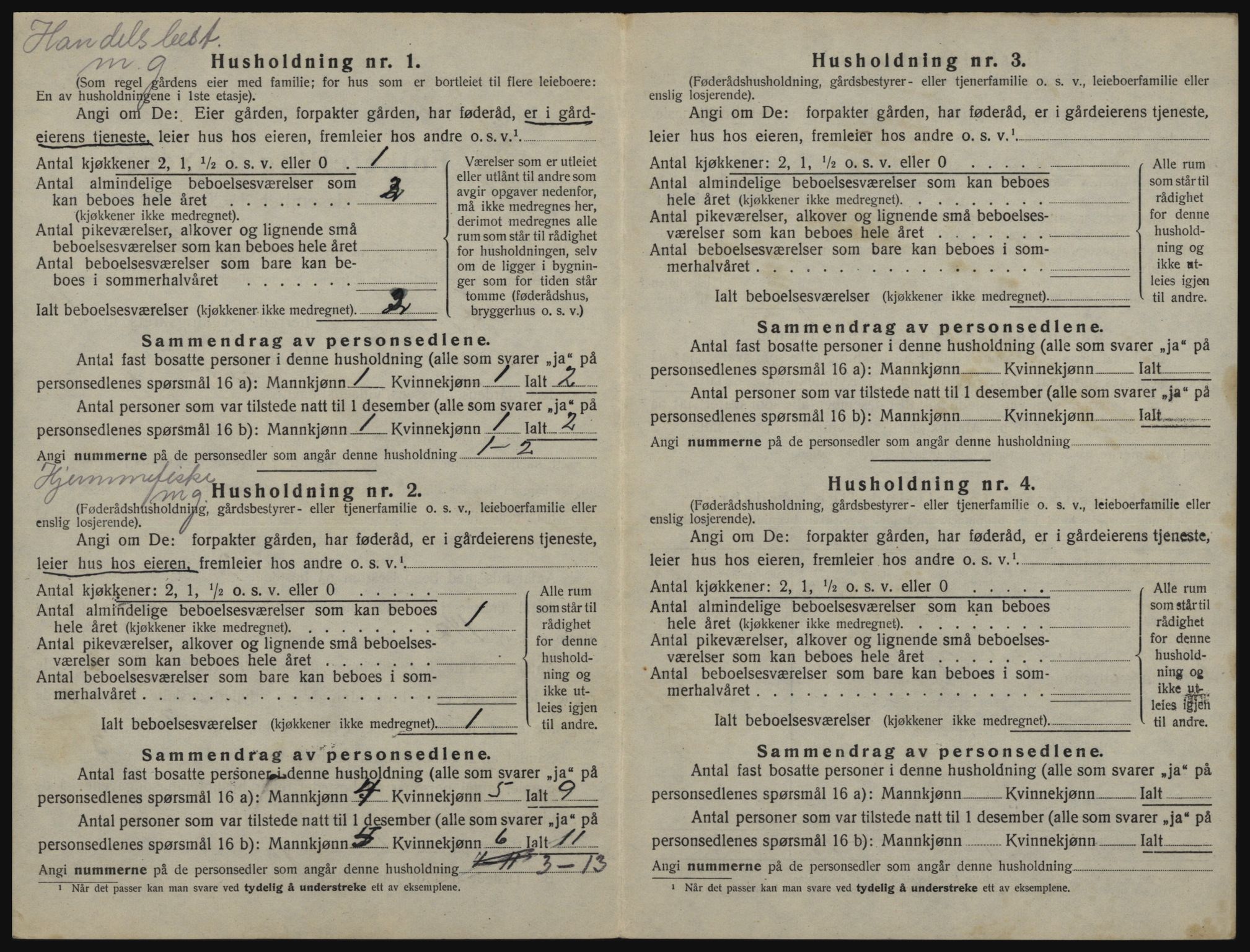 SATØ, 1920 census for Loppa, 1920, p. 39