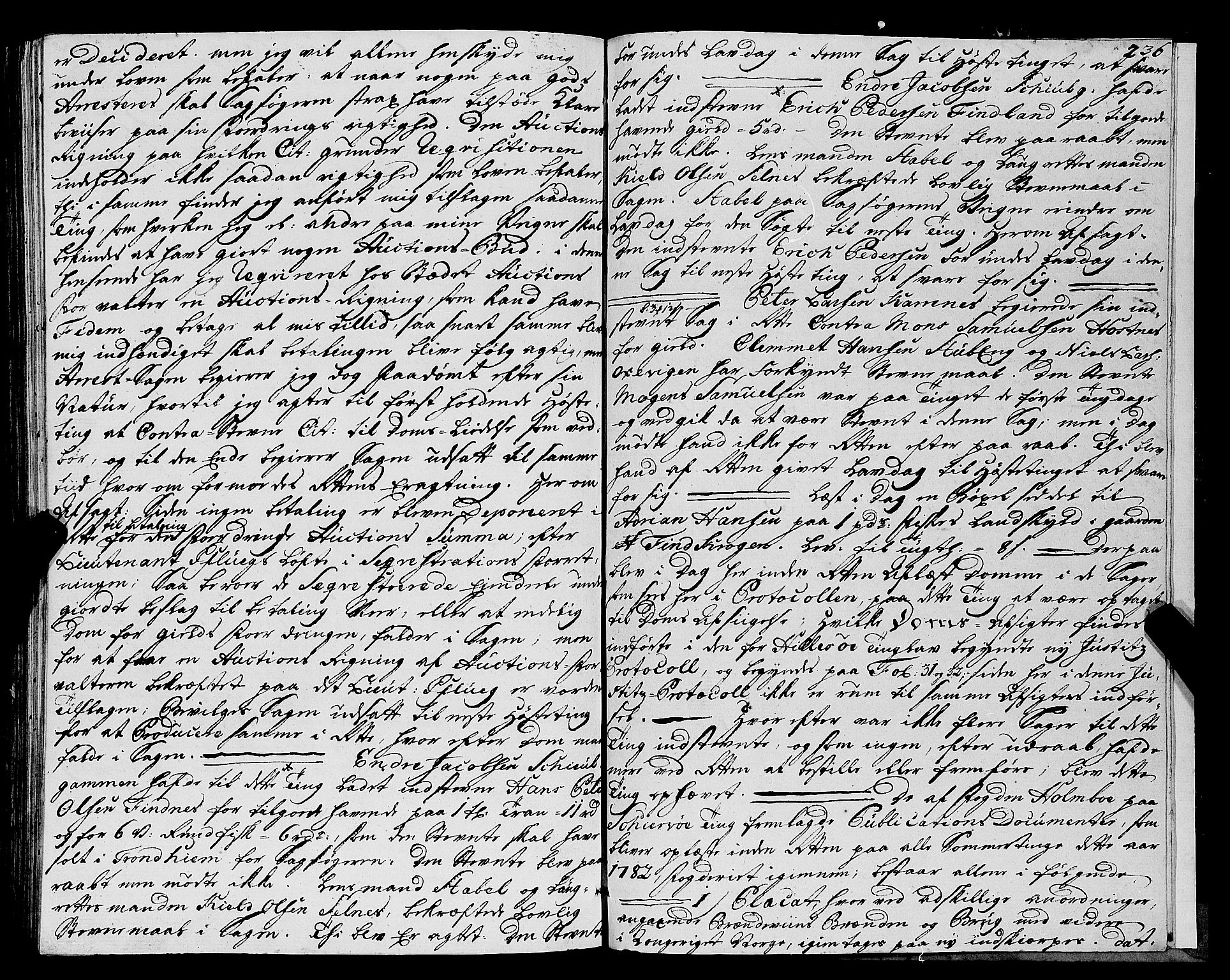 Senja og Tromsø sorenskriveri , SATØ/SATØ-31/F/Fa/L0053: Justisprotokoller/tingbøker, 1779-1782, p. 235b-236a
