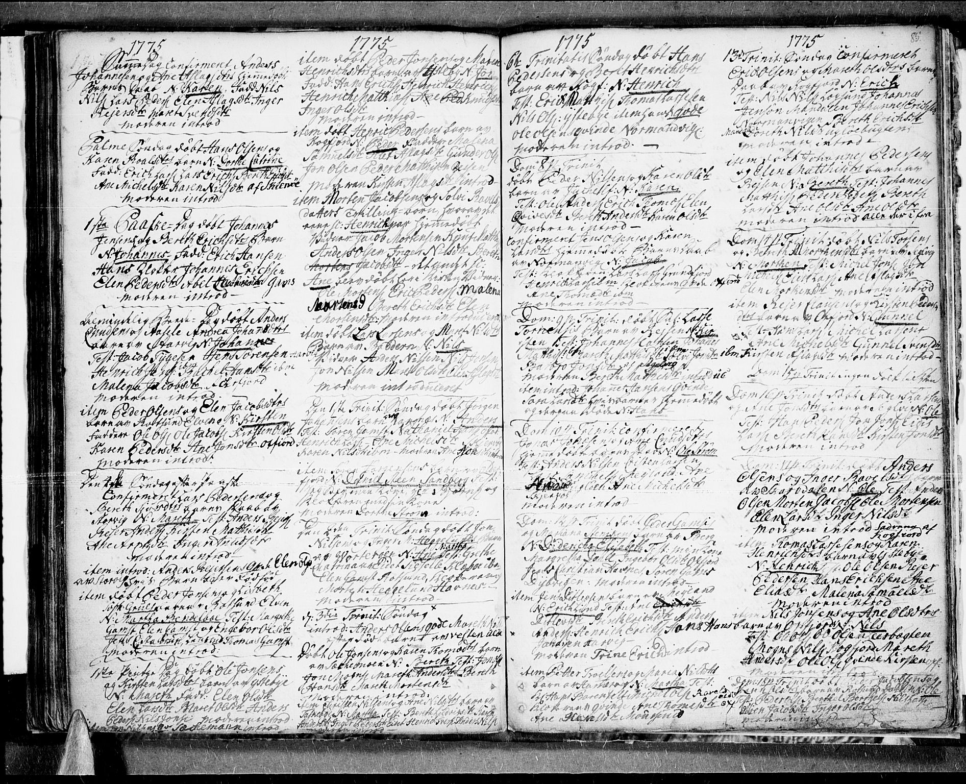 Skjervøy sokneprestkontor, SATØ/S-1300/H/Ha/Haa/L0001kirke: Parish register (official) no. 1, 1748-1780, p. 85