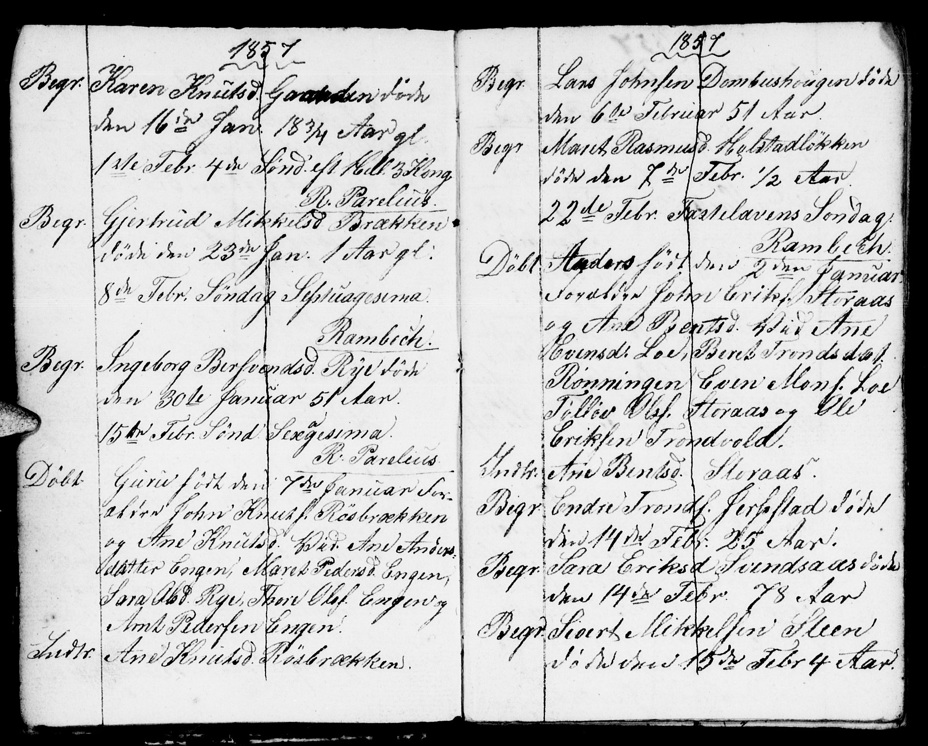 Meldal sokneprestkontor, AV/SAT-A-1123/1/I/I1/I1f/L0008: Parish register draft no. 672I1F, 1827-1866