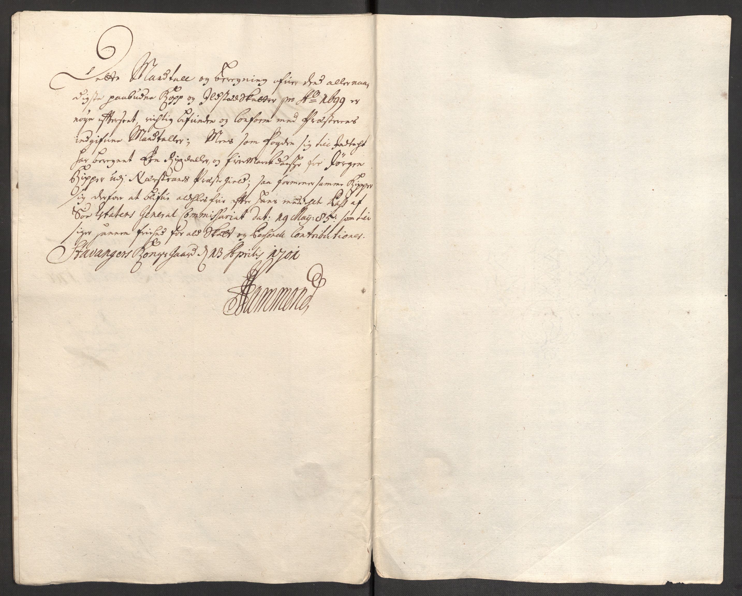 Rentekammeret inntil 1814, Reviderte regnskaper, Fogderegnskap, AV/RA-EA-4092/R47/L2858: Fogderegnskap Ryfylke, 1697-1700, p. 372