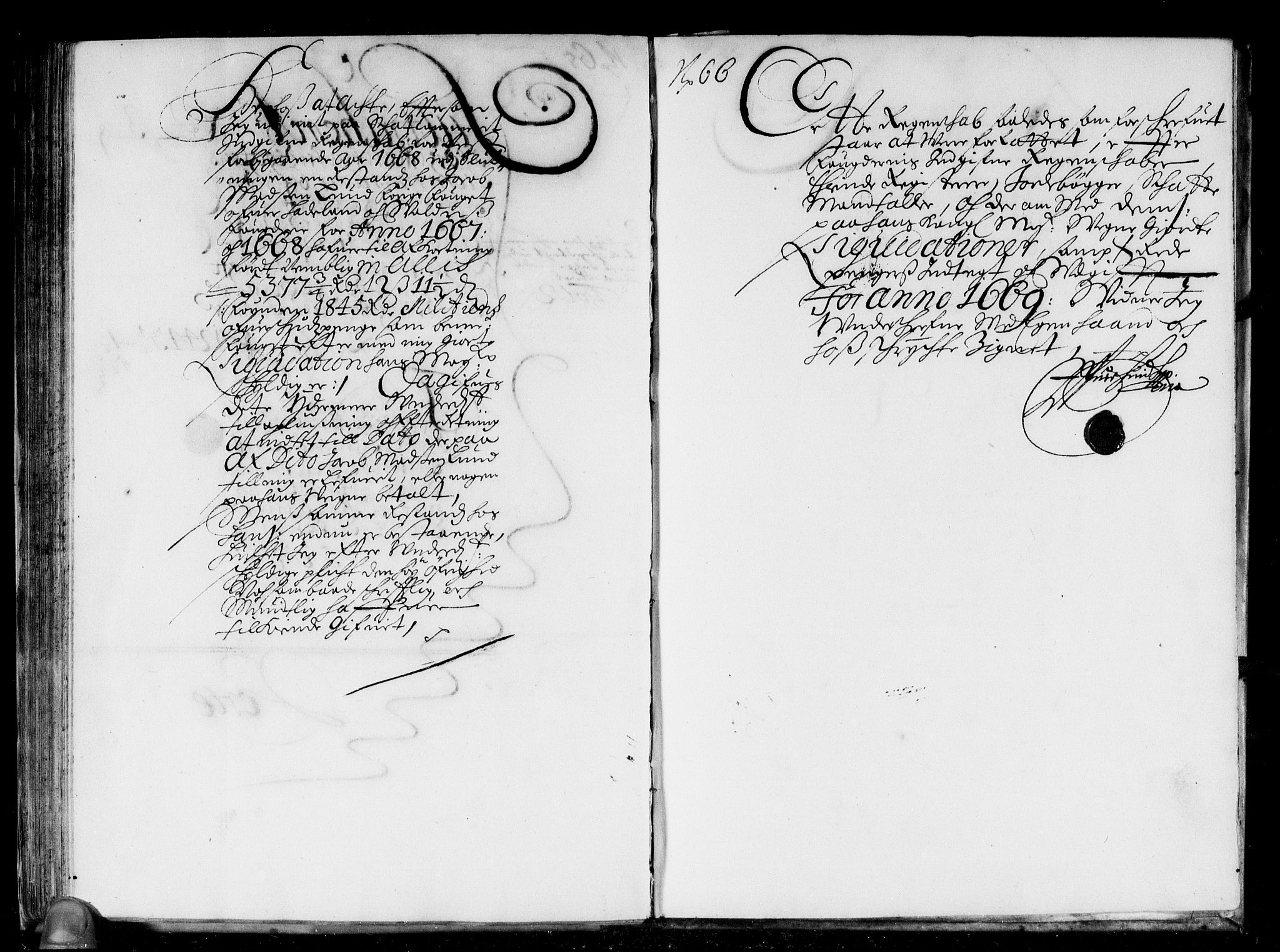 Rentekammeret inntil 1814, Reviderte regnskaper, Stiftamtstueregnskaper, Landkommissariatet på Akershus og Akershus stiftamt, RA/EA-5869/R/Rb/L0055: Akershus stiftamt, 1666-1669