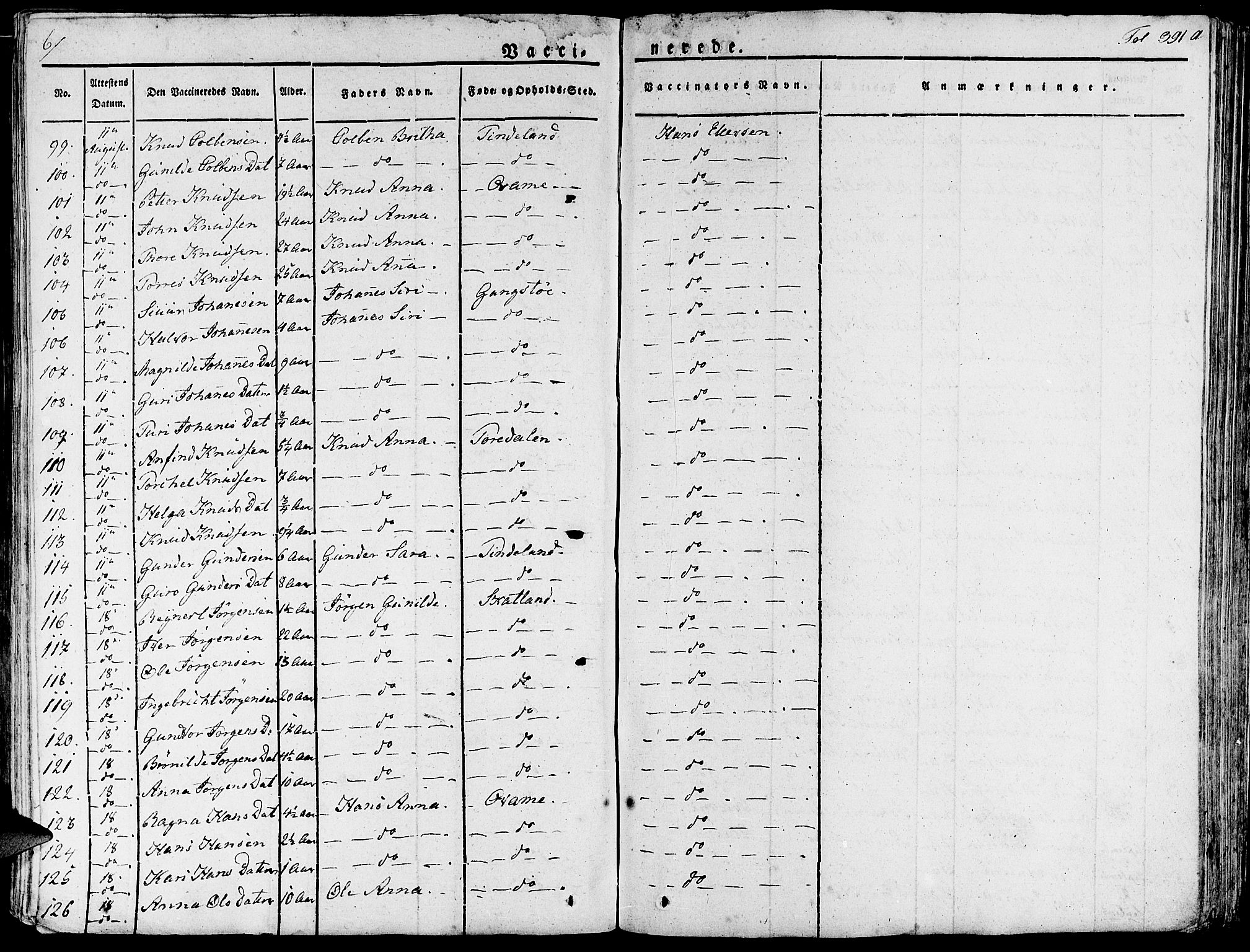 Fjelberg sokneprestembete, AV/SAB-A-75201/H/Haa: Parish register (official) no. A 5, 1822-1834, p. 391