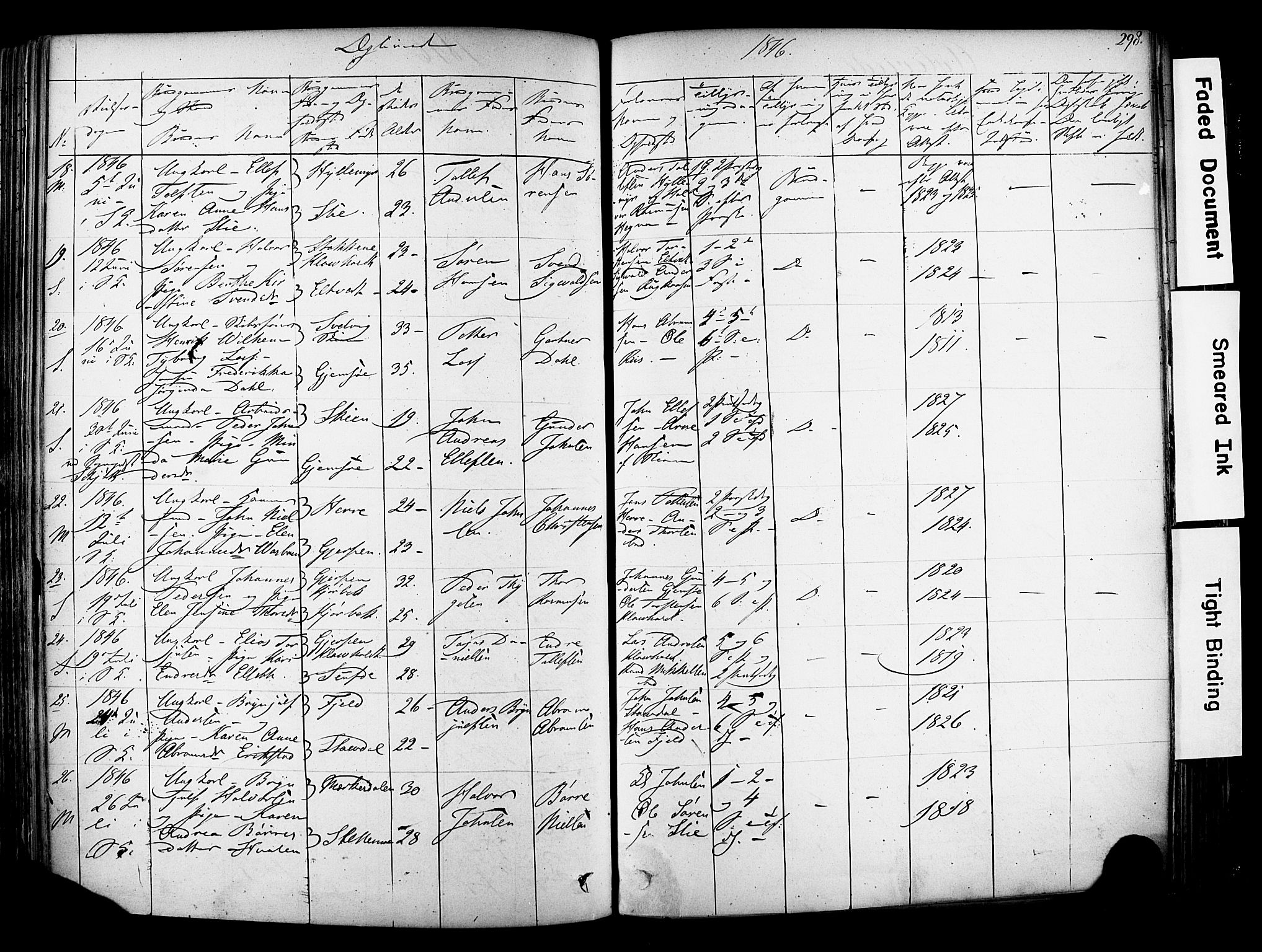 Solum kirkebøker, AV/SAKO-A-306/F/Fa/L0006: Parish register (official) no. I 6, 1844-1855, p. 298