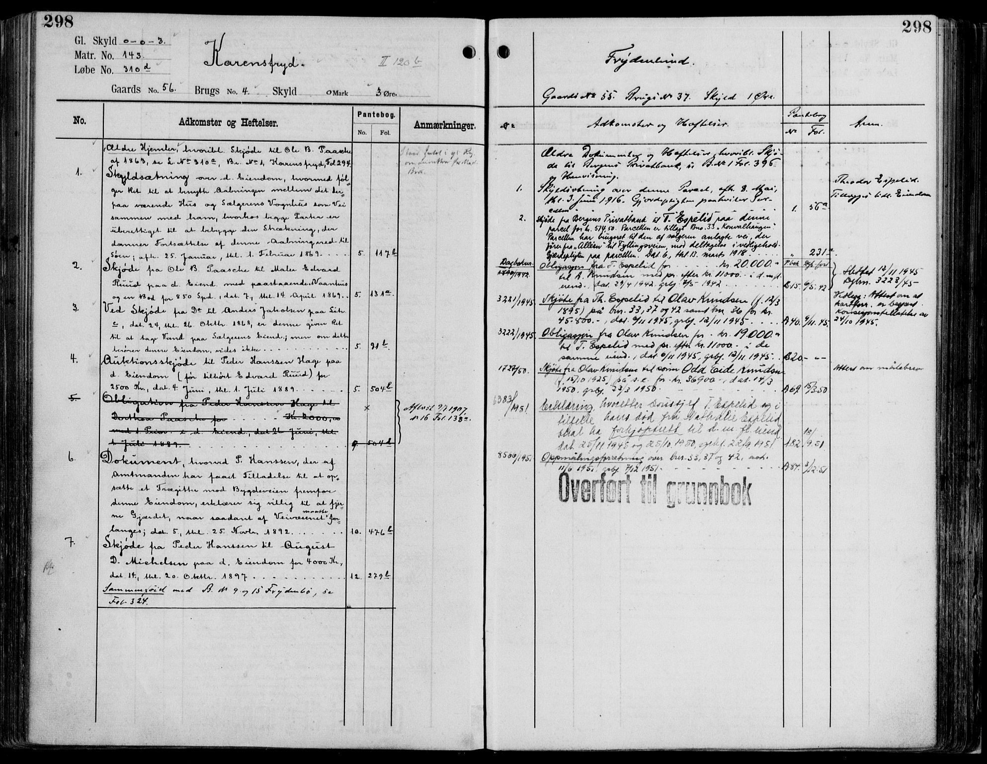 Midhordland sorenskriveri, AV/SAB-A-3001/1/G/Ga/Gab/L0114: Mortgage register no. II.A.b.114, p. 298