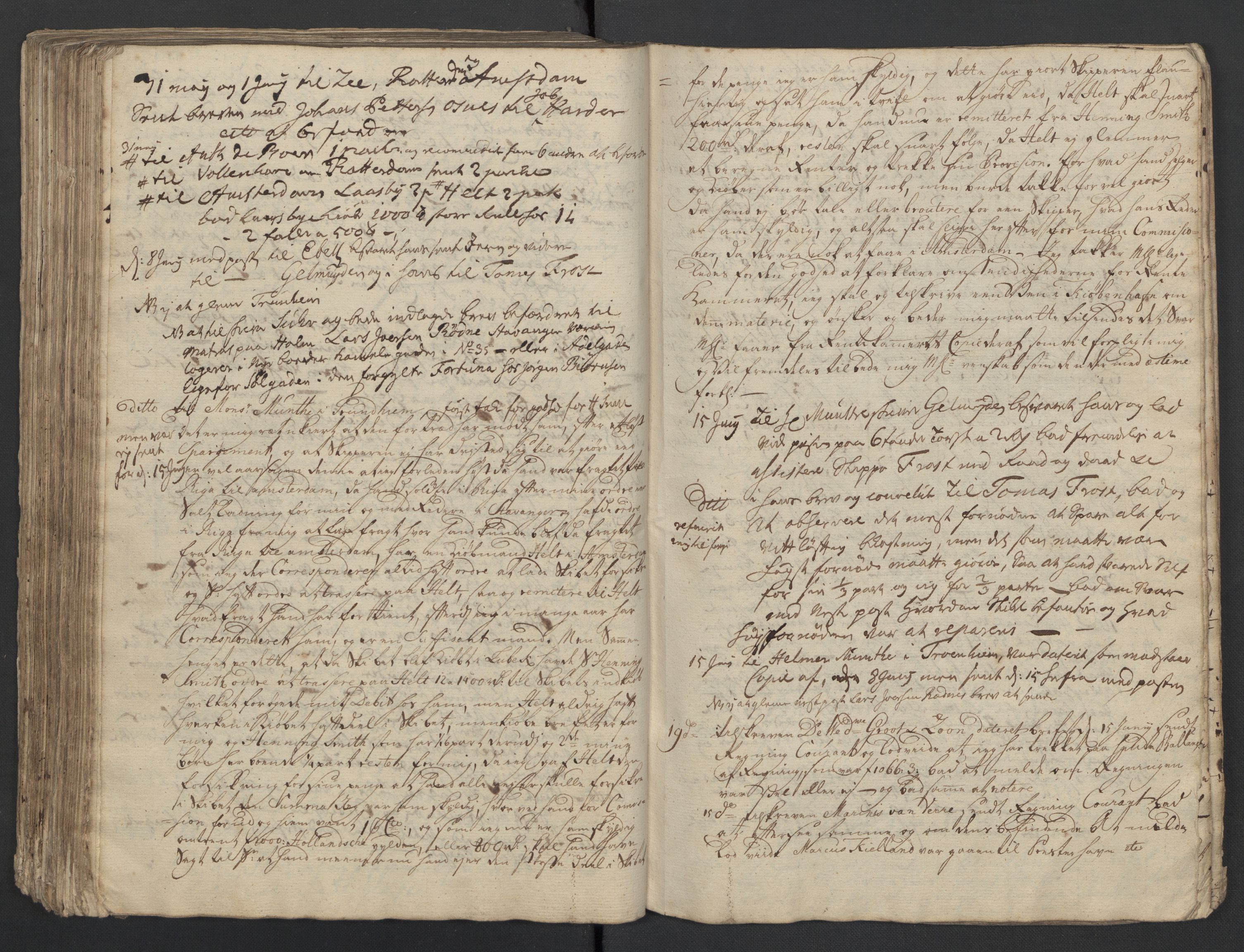 Pa 0119 - Smith, Lauritz Andersen og Lauritz Lauritzen, SAST/A-100231/O/L0001: Kopibøker m.m., 1746-1755, p. 186