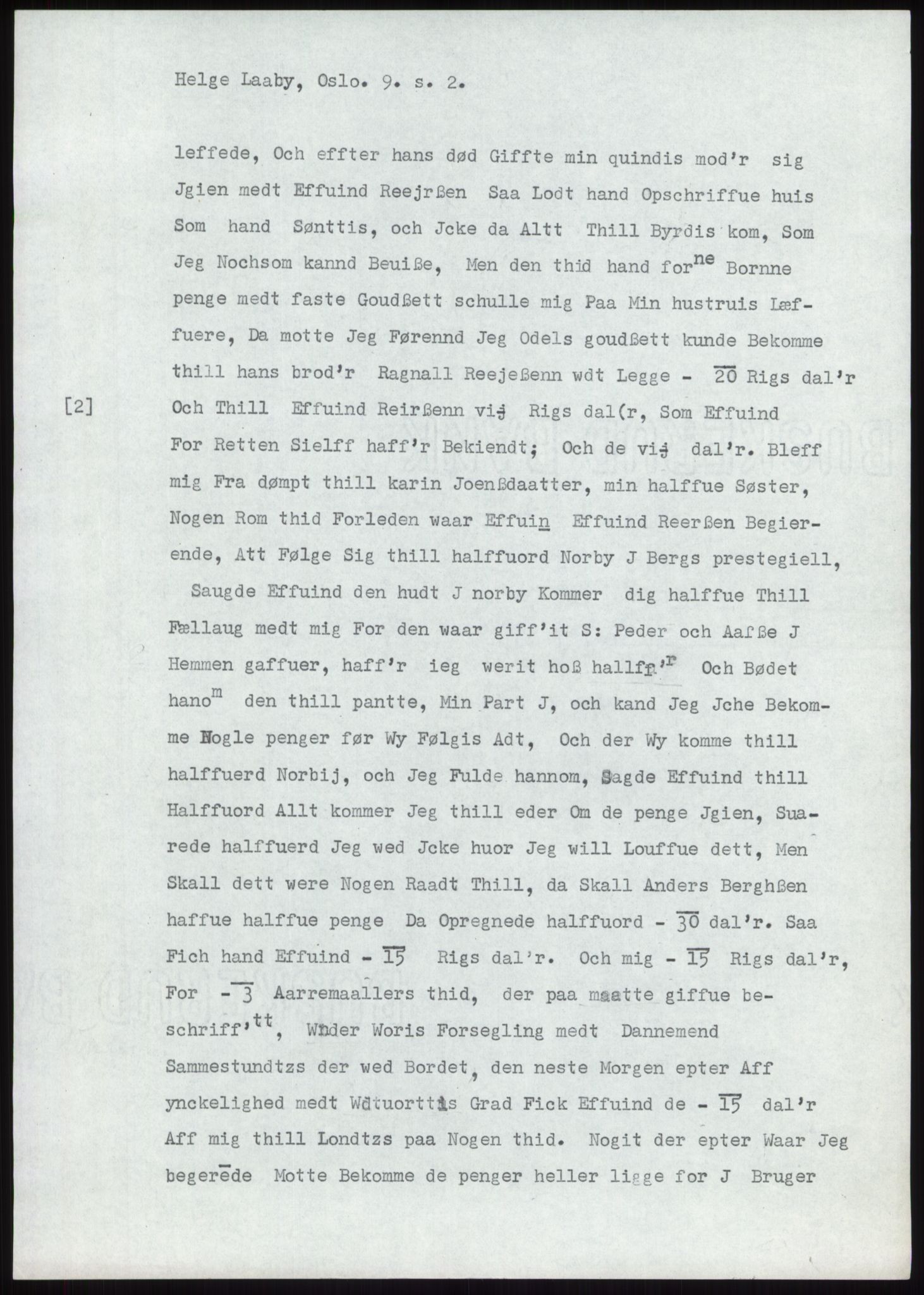 Samlinger til kildeutgivelse, Diplomavskriftsamlingen, AV/RA-EA-4053/H/Ha, p. 509