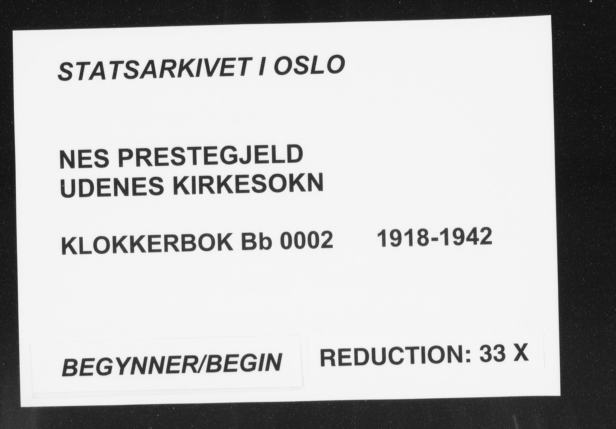 Nes prestekontor Kirkebøker, AV/SAO-A-10410/G/Gb/L0002: Parish register (copy) no. II 2, 1918-1942