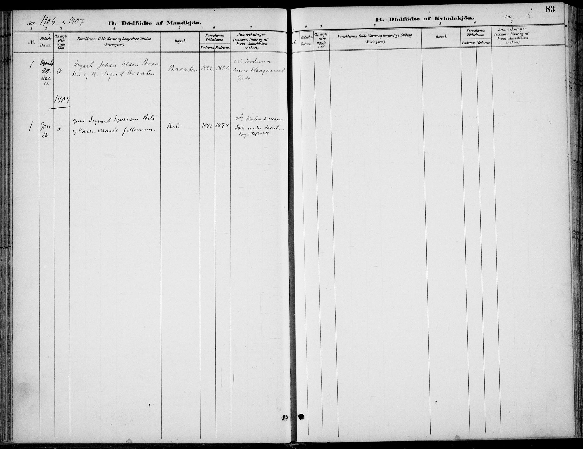 Hole kirkebøker, AV/SAKO-A-228/F/Fa/L0009: Parish register (official) no. I 9, 1892-1907, p. 83