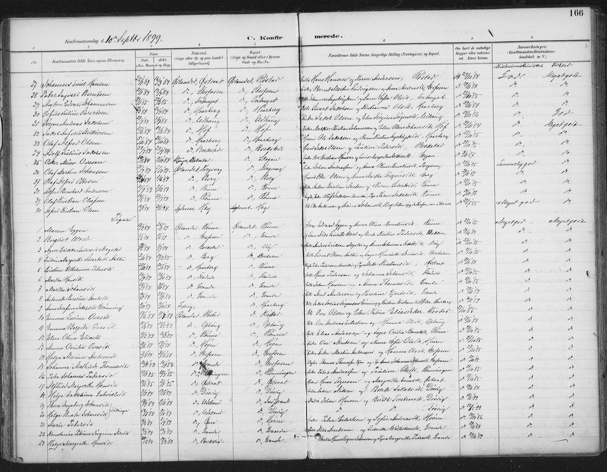 Ministerialprotokoller, klokkerbøker og fødselsregistre - Sør-Trøndelag, SAT/A-1456/659/L0743: Parish register (official) no. 659A13, 1893-1910, p. 166