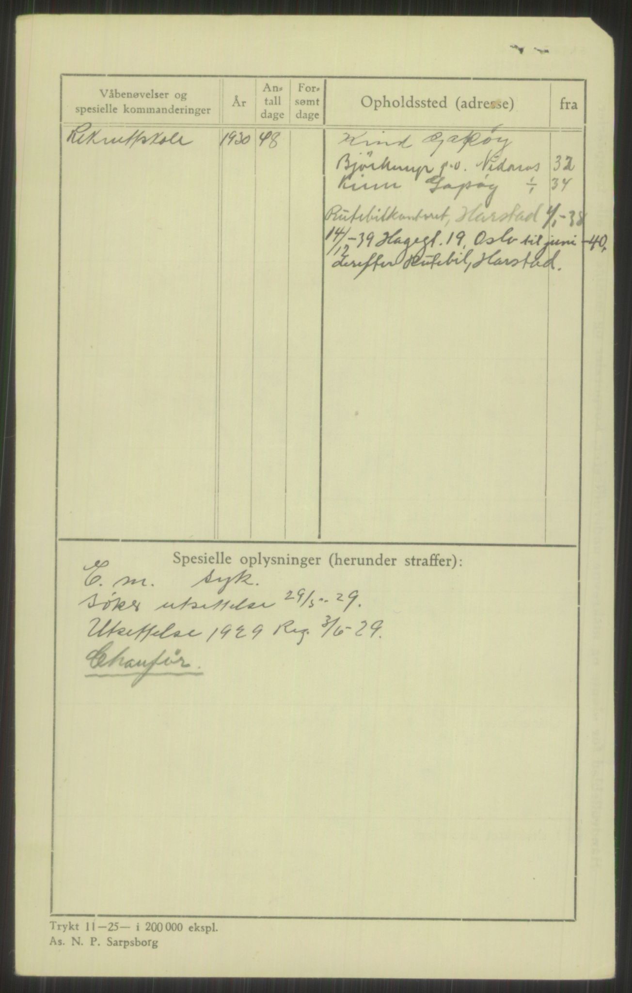 Forsvaret, Troms infanteriregiment nr. 16, AV/RA-RAFA-3146/P/Pa/L0013/0004: Rulleblad / Rulleblad for regimentets menige mannskaper, årsklasse 1929, 1929, p. 628