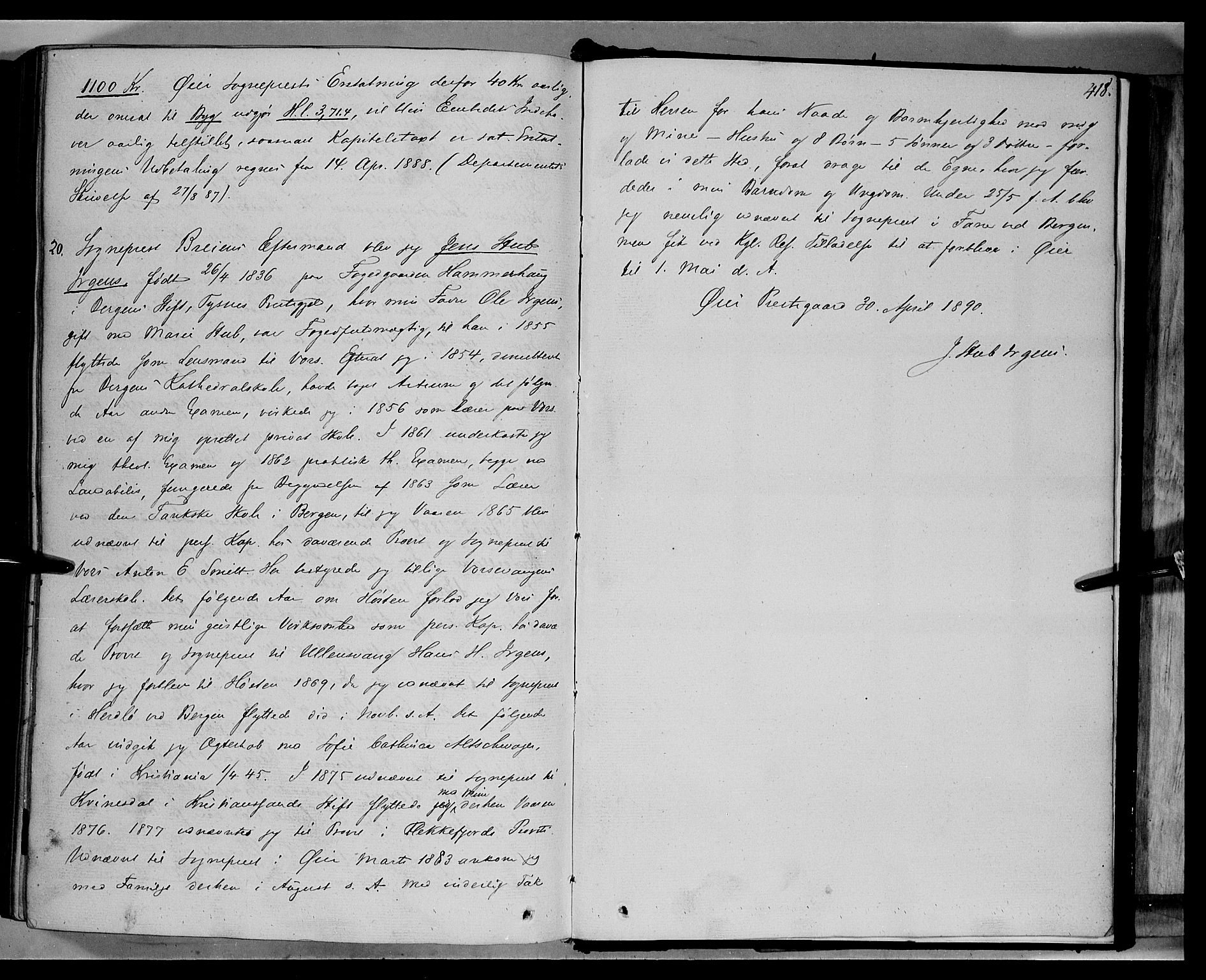 Øyer prestekontor, AV/SAH-PREST-084/H/Ha/Haa/L0005: Parish register (official) no. 5, 1842-1857, p. 418