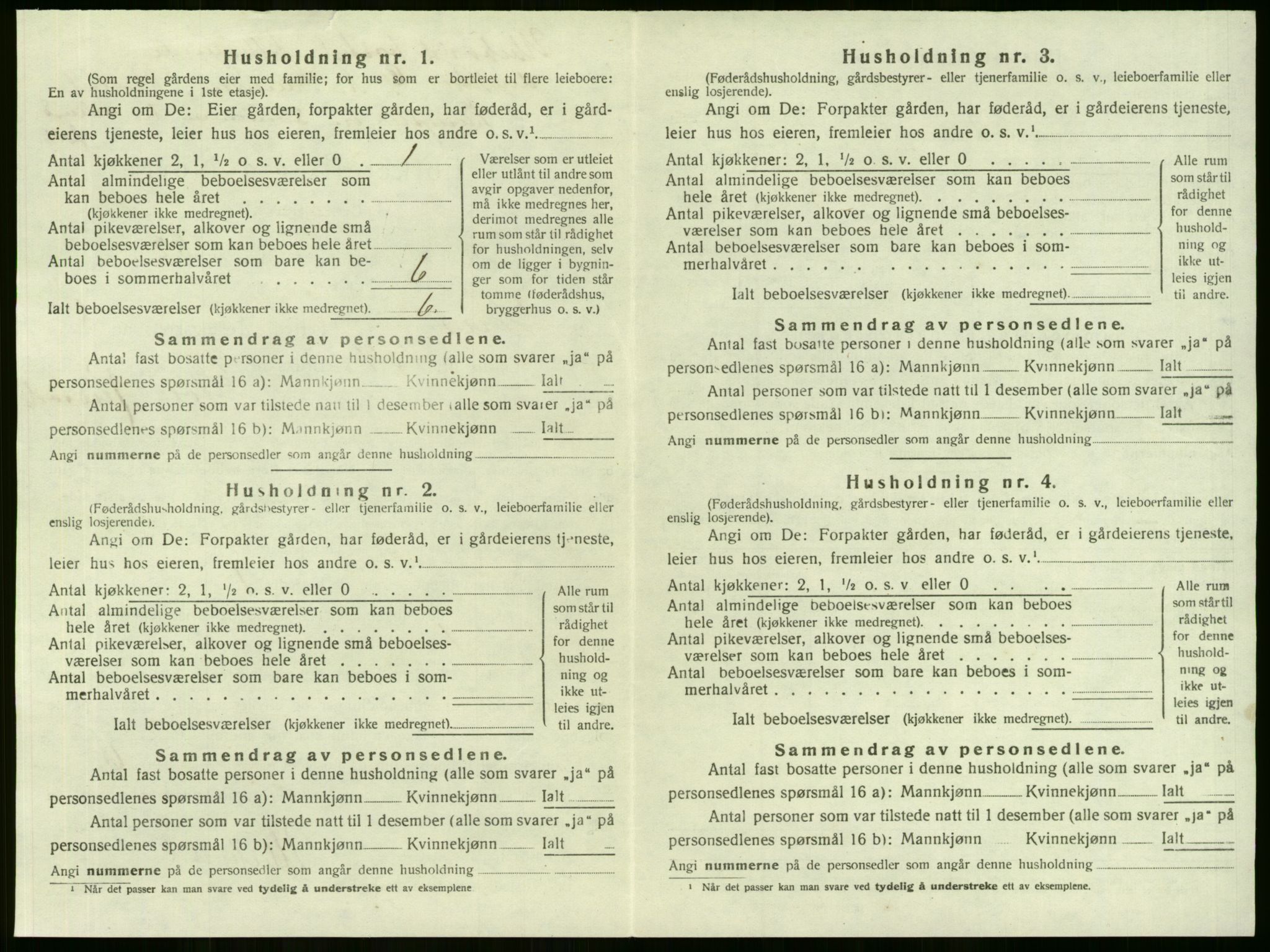 SAKO, 1920 census for Lier, 1920, p. 1435