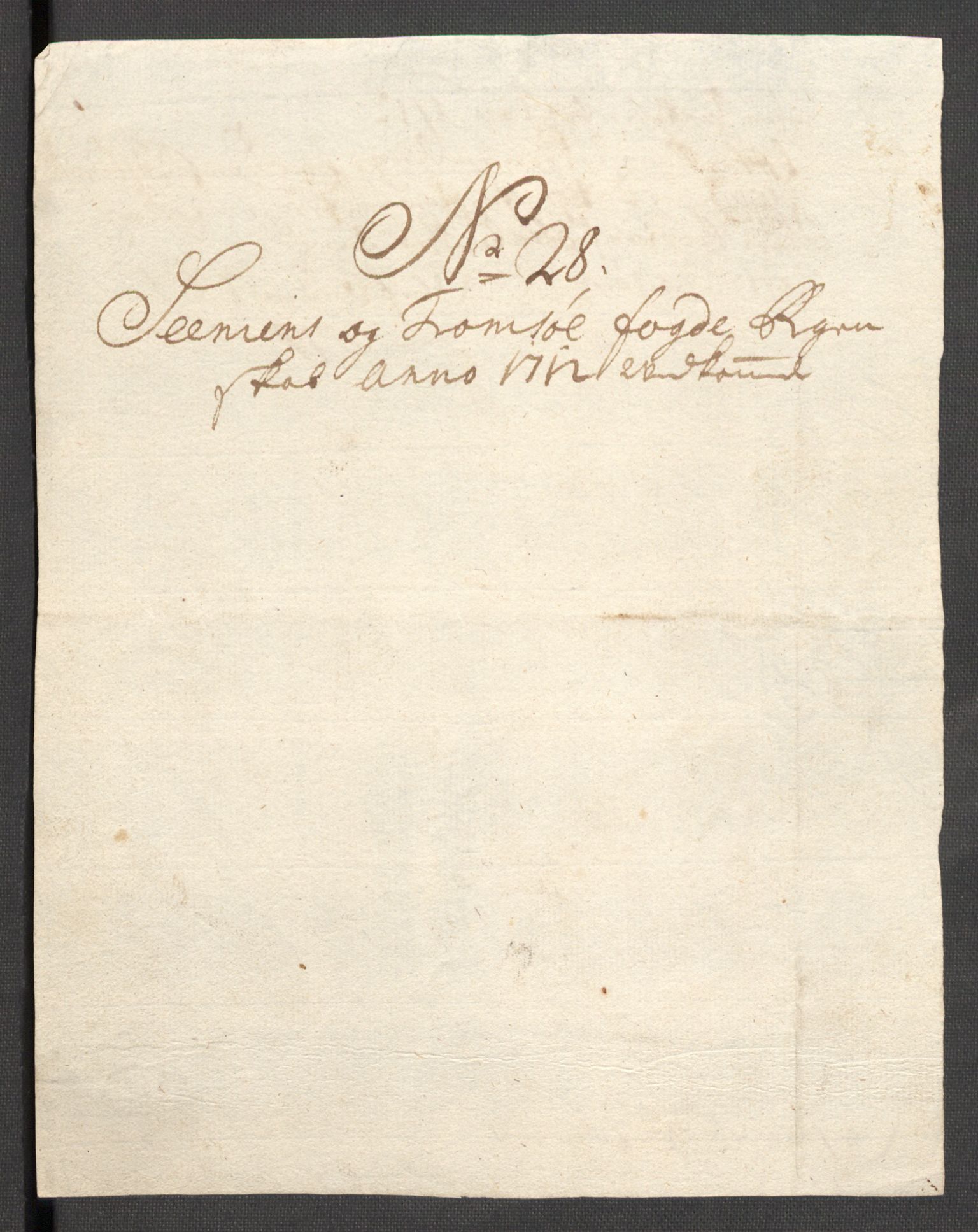 Rentekammeret inntil 1814, Reviderte regnskaper, Fogderegnskap, RA/EA-4092/R68/L4758: Fogderegnskap Senja og Troms, 1711-1712, p. 427