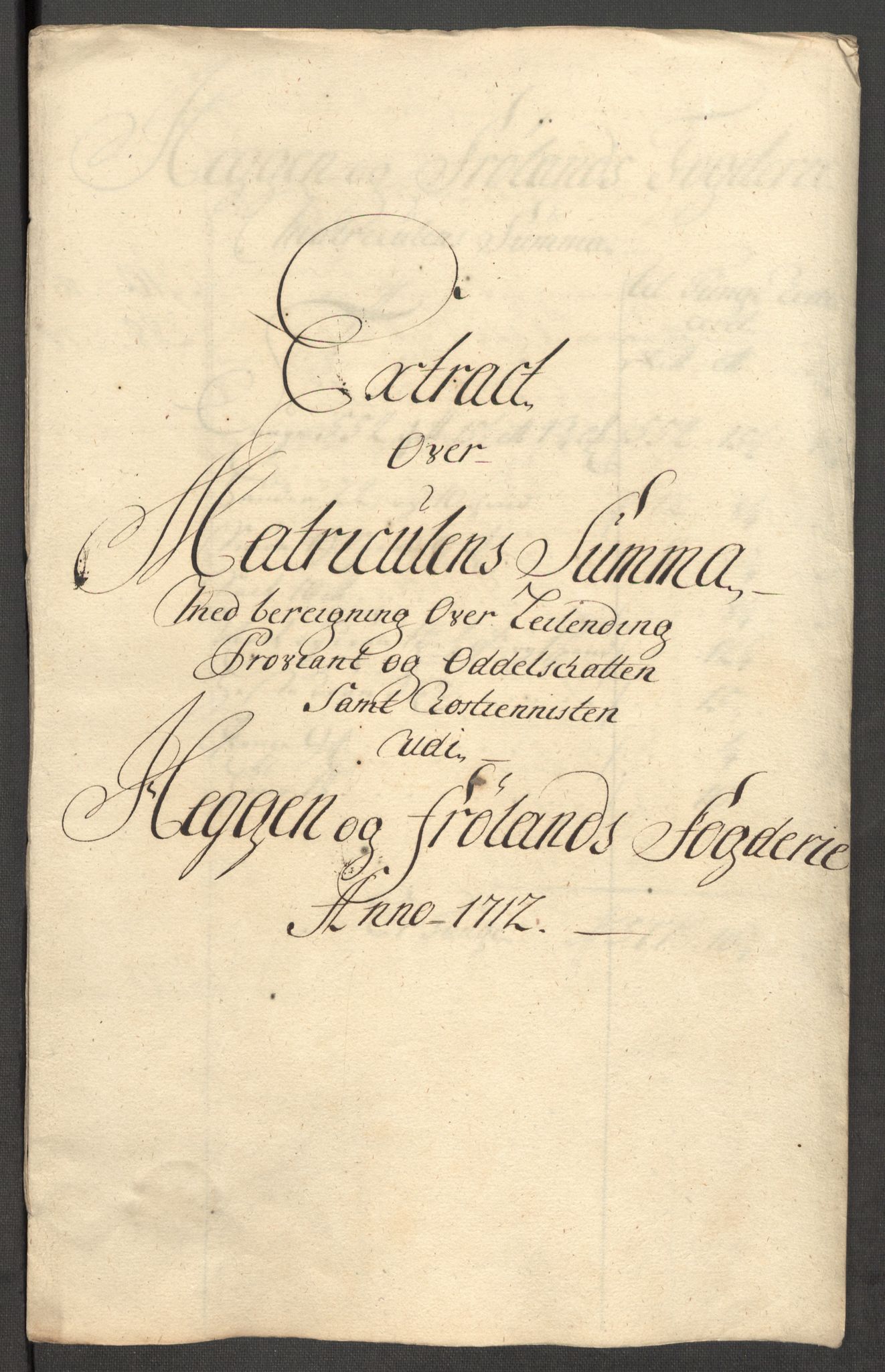 Rentekammeret inntil 1814, Reviderte regnskaper, Fogderegnskap, AV/RA-EA-4092/R07/L0305: Fogderegnskap Rakkestad, Heggen og Frøland, 1712, p. 289