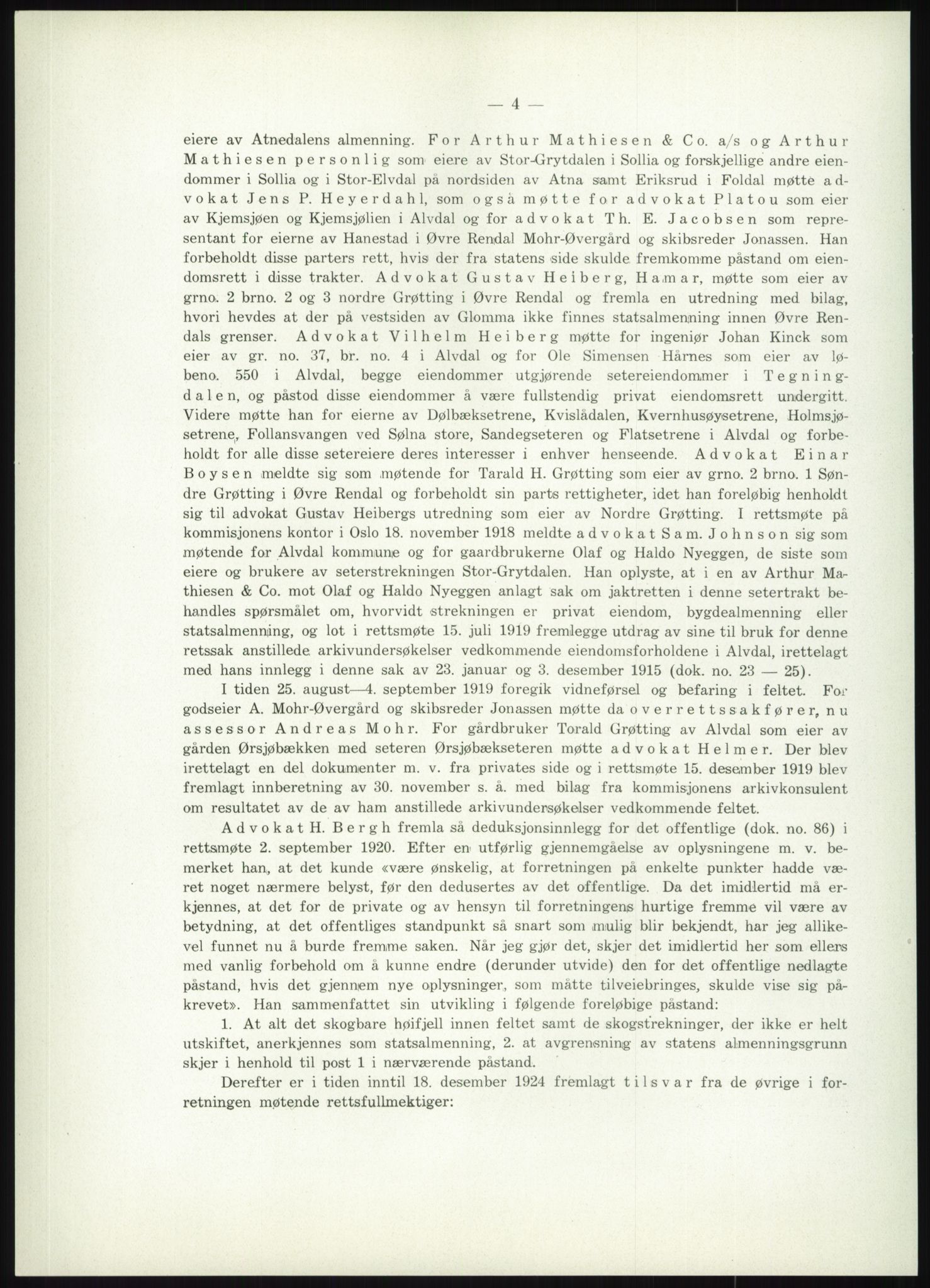 Høyfjellskommisjonen, AV/RA-S-1546/X/Xa/L0001: Nr. 1-33, 1909-1953, p. 3659